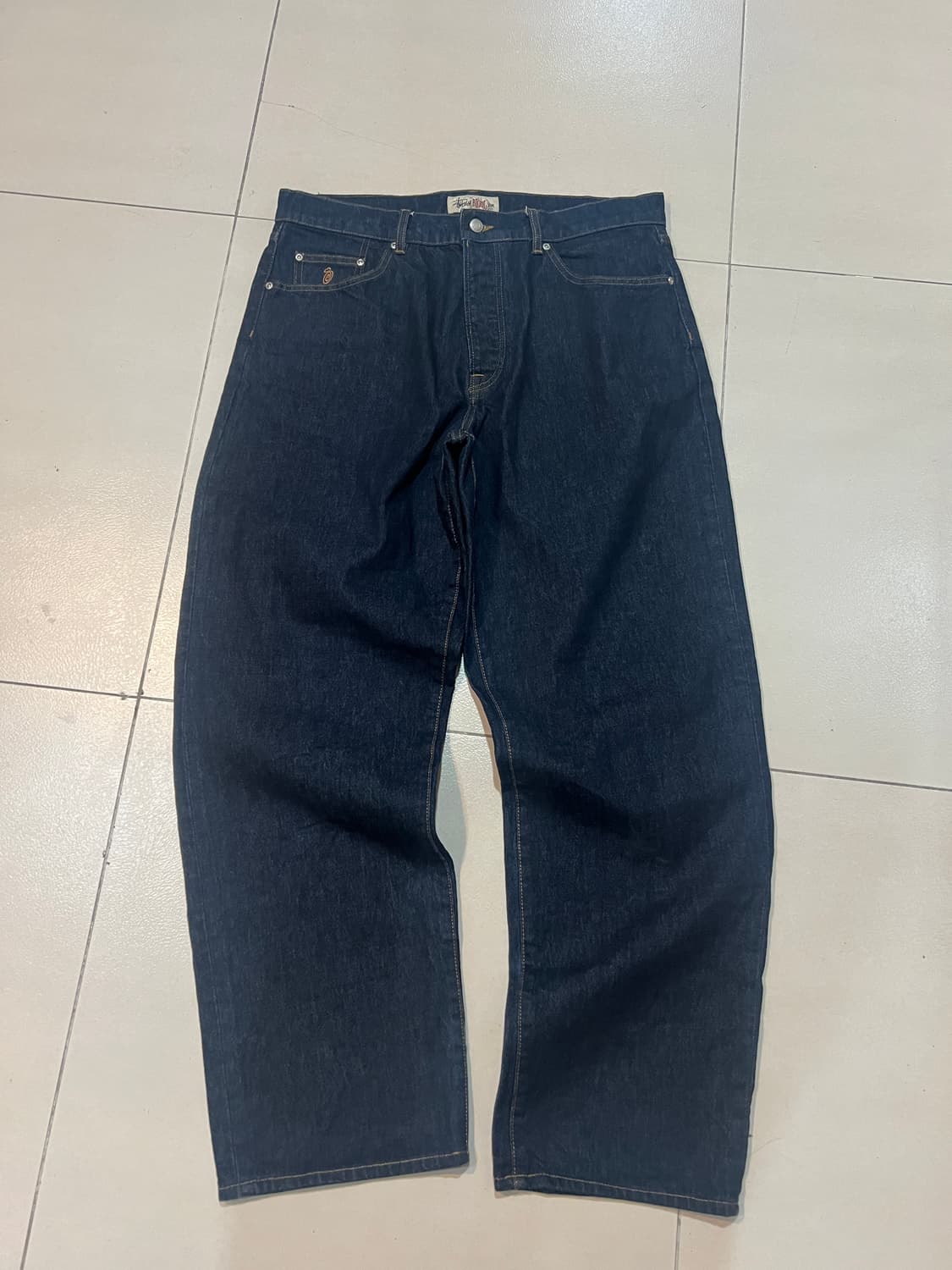 스투시 린스드 인디고 빅올진 데님 상품이미지1