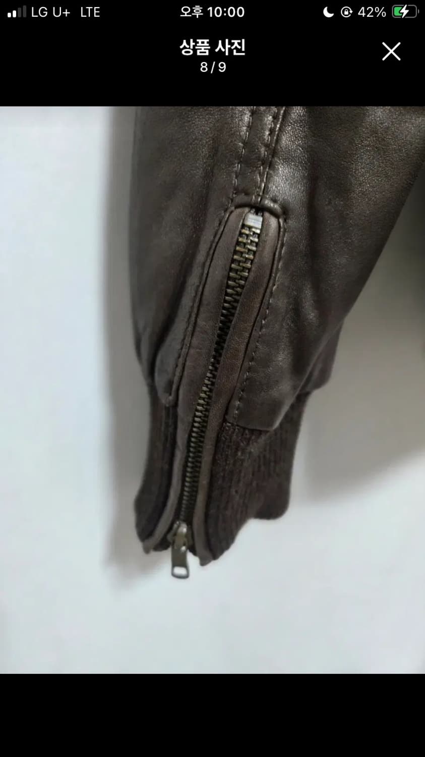 디젤 브라운 레더자켓 상품이미지8