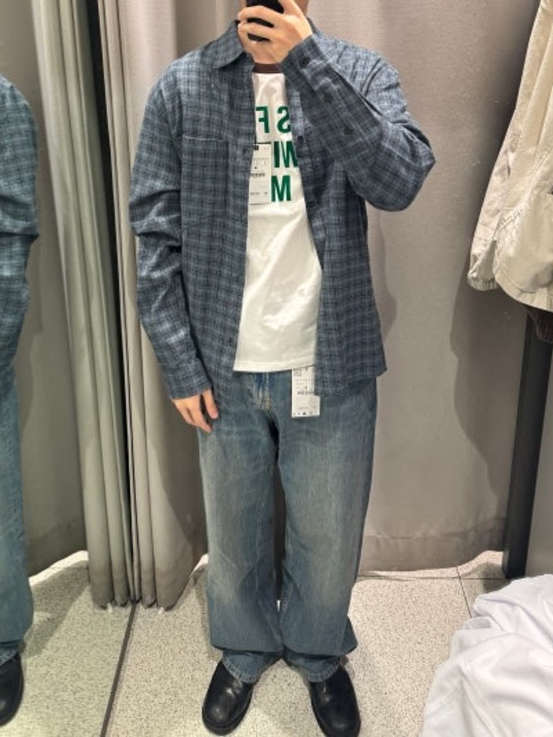 [31] ZARA 자라 루즈 플레어핏 배기 진 상품이미지7