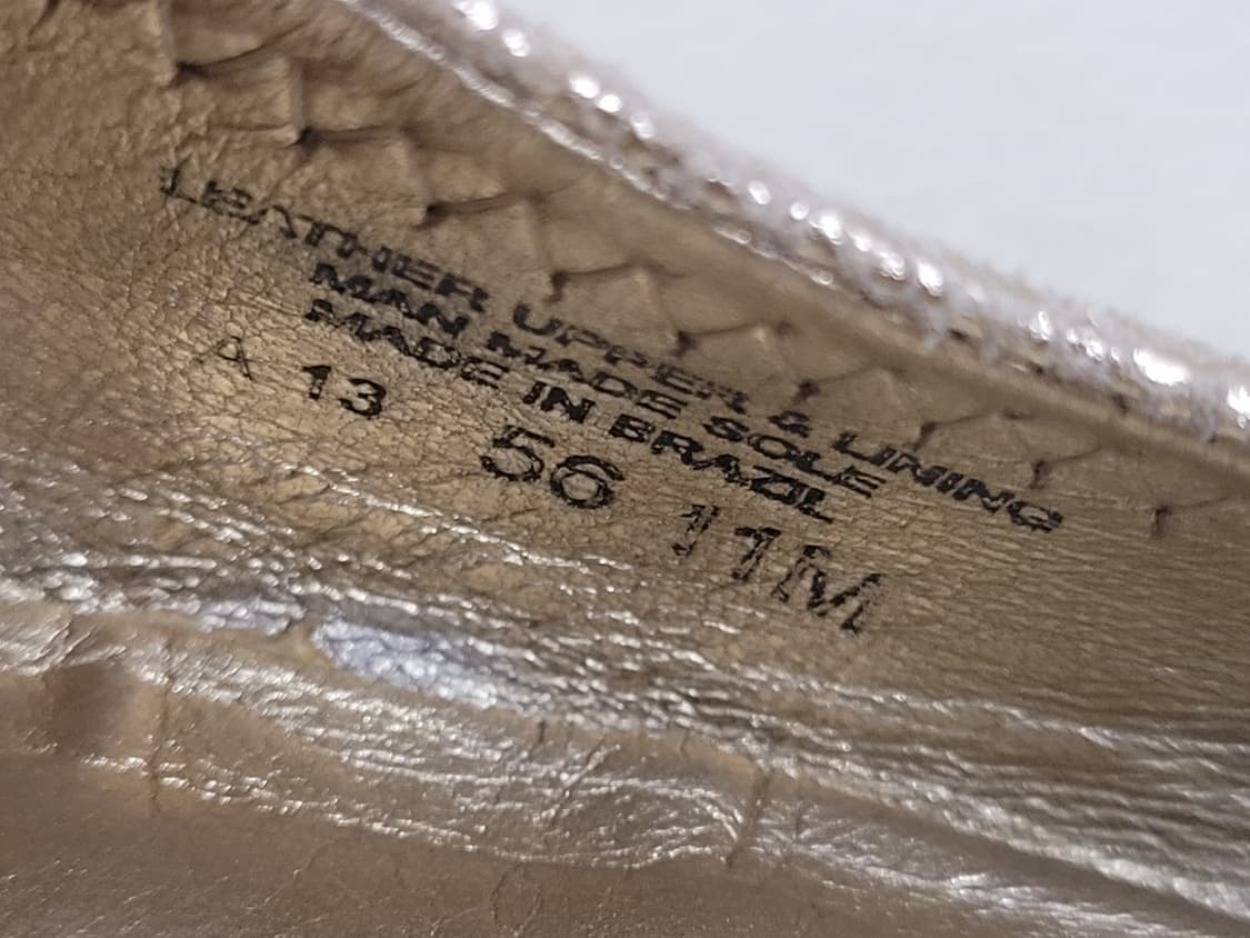 토리버치 골드 플랫 슈즈 11M 275사이즈 상품이미지5