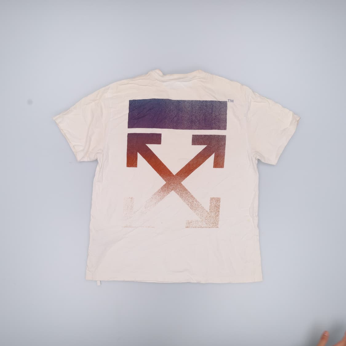 XXS 오프화이트 프린팅 반팔티 0327H1 상품이미지2