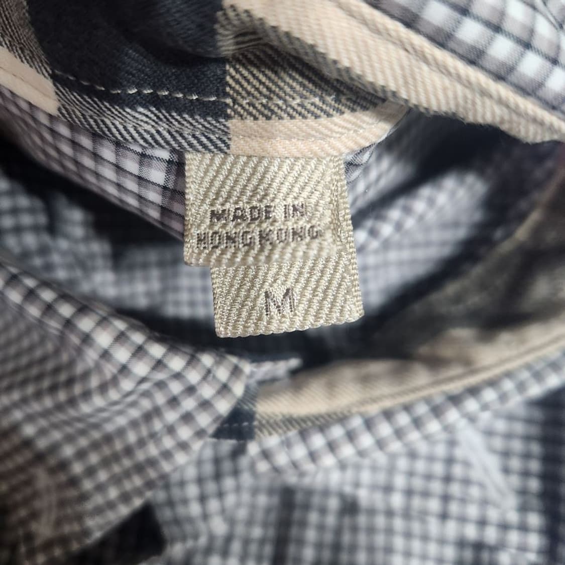 [남M]버버리브릿 그레이 체크 셔츠[Y63-117] 상품이미지8