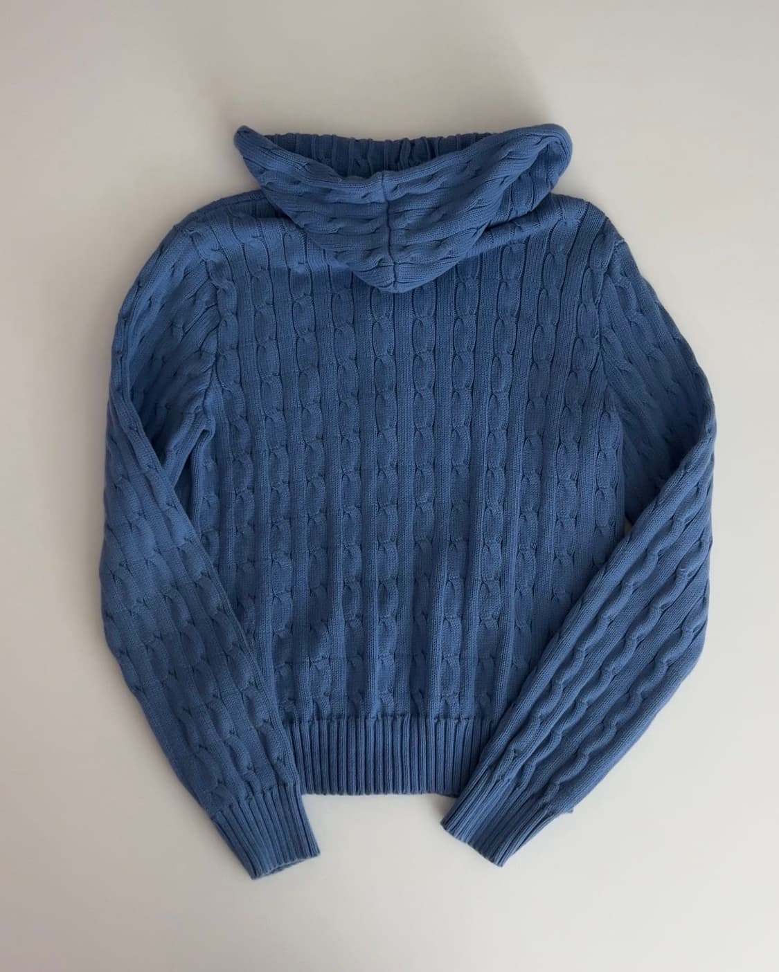 폴로 랄프로렌 여성 케이블 후드 니트 집업 상품이미지5