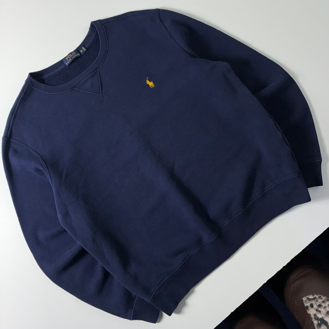Polo  폴로 랄프로렌 자수 코튼 네이비 맨투맨 상품이미지2