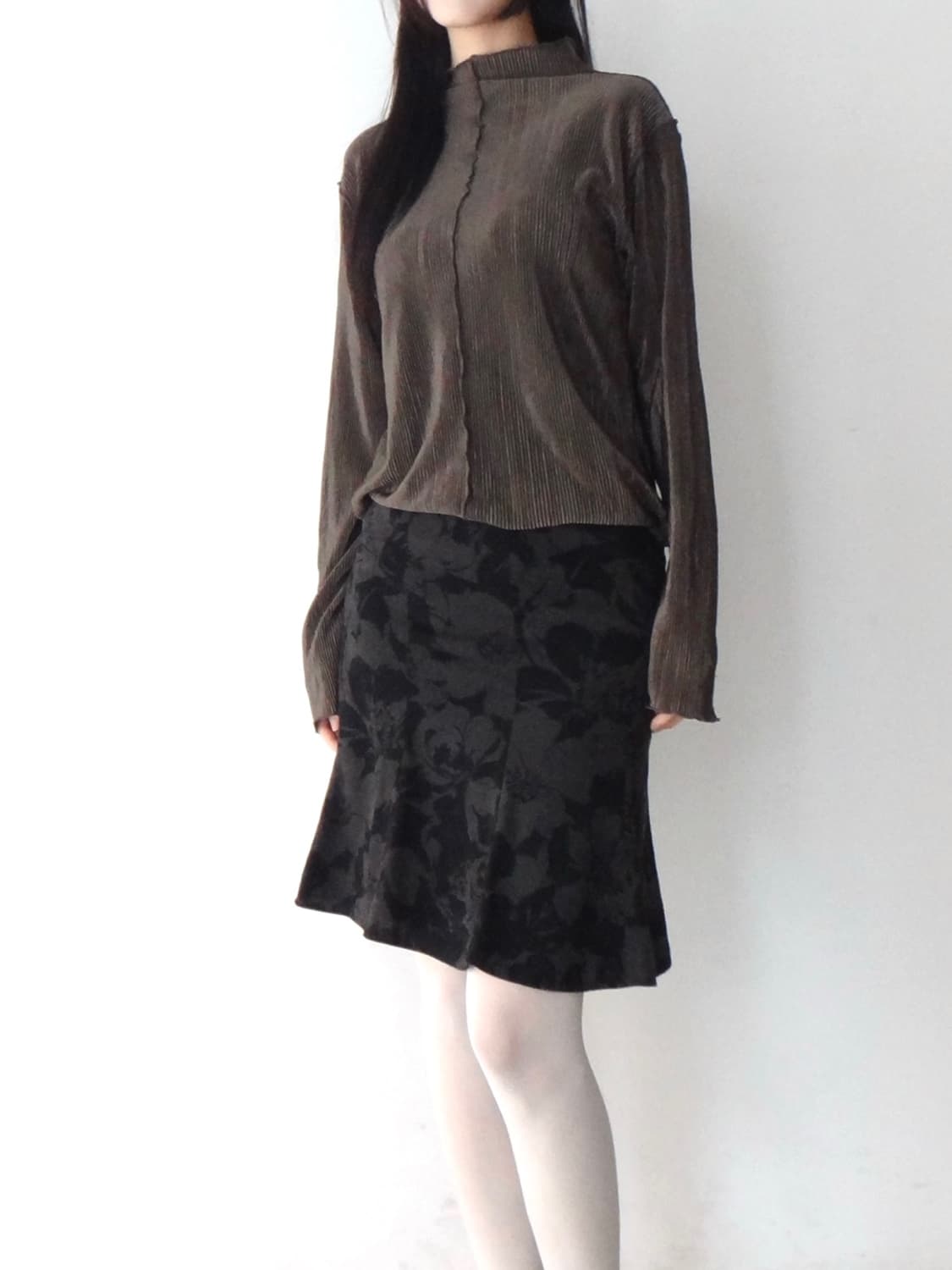 Glossy ribbed basic sleeveless  상품이미지6