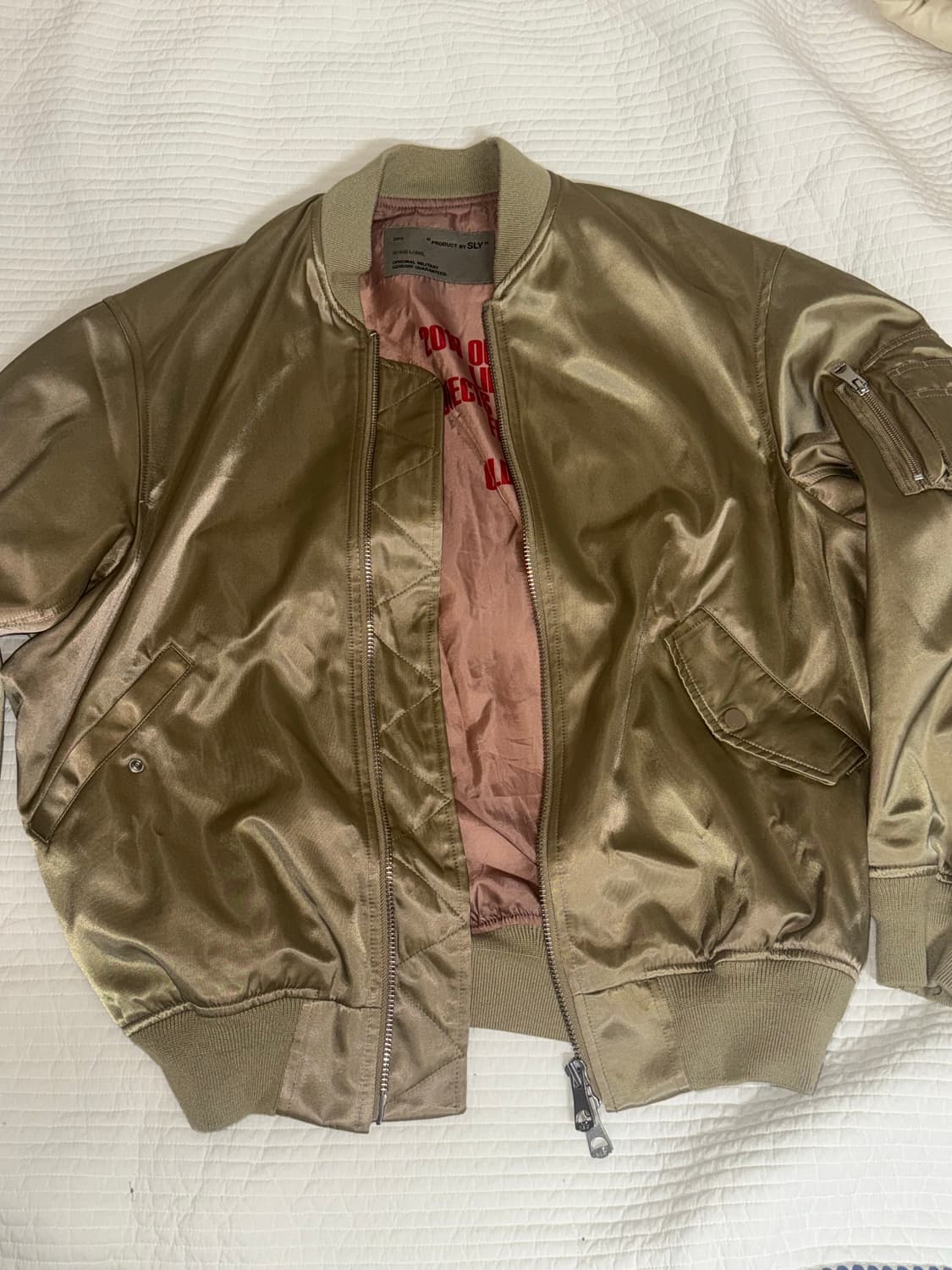 Sly y2k 봄버 밀리터리 항공점퍼 ma-1 자켓 상품이미지2
