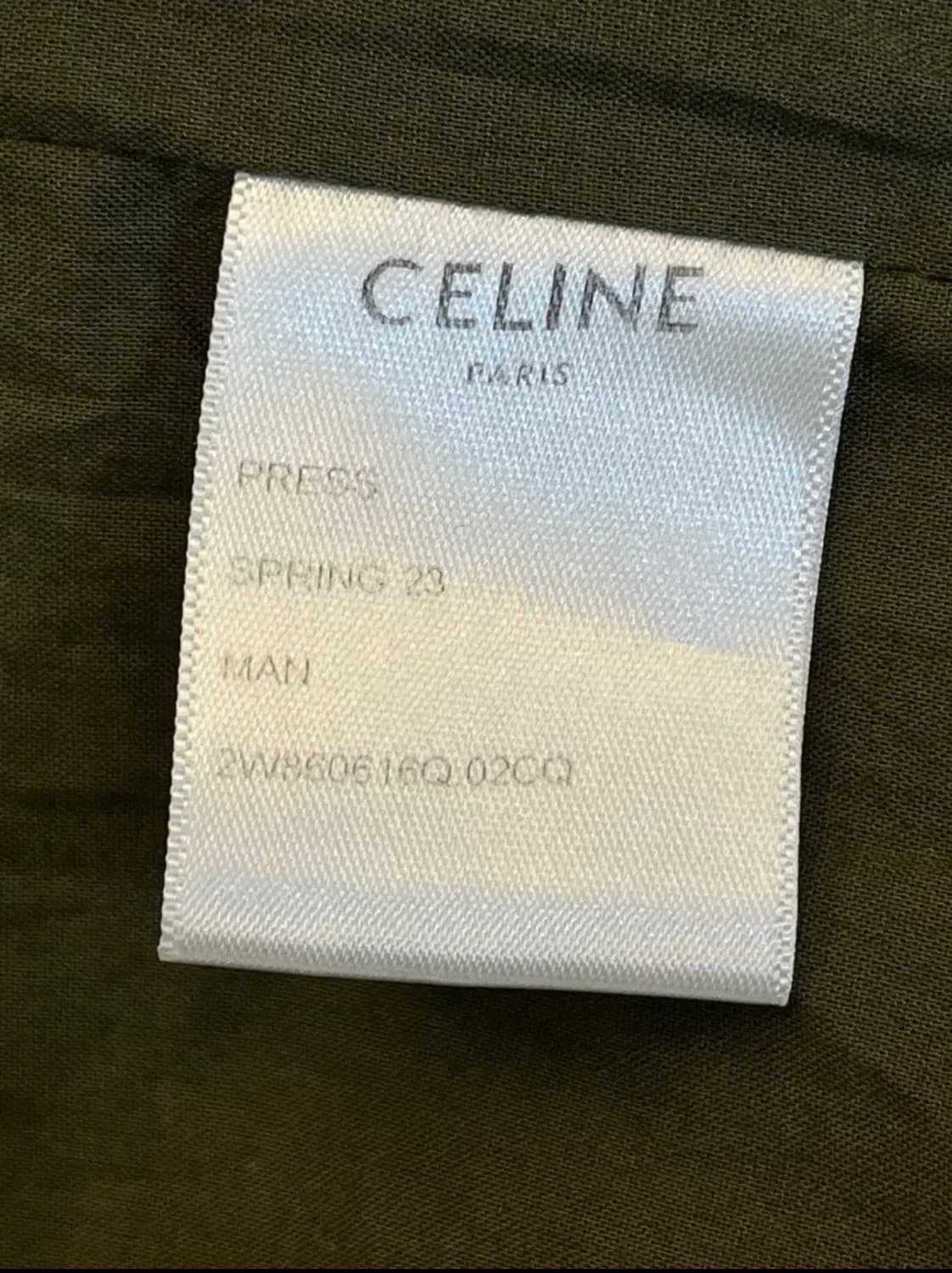 CELINE 23ss HARNESSES CAMOUFLAGE COAT 상품이미지10