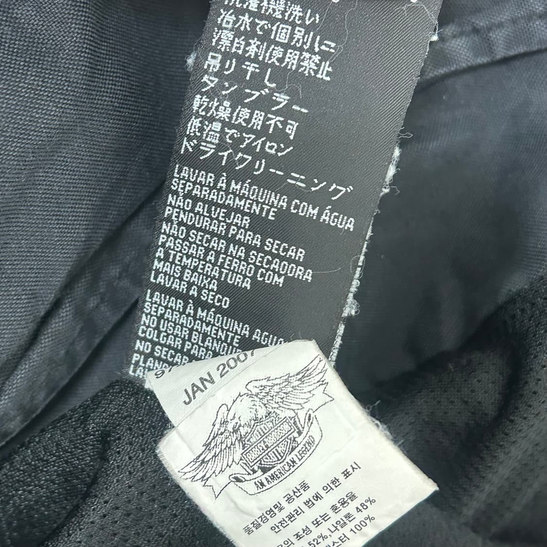 할리데이비슨 코튼 레이싱 바이커 자켓 상품이미지8
