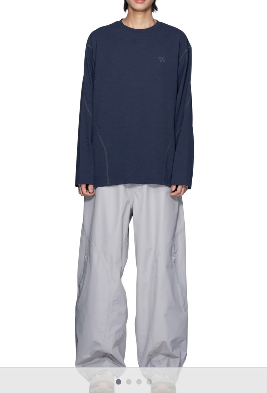 (2) 23FW 산산기어 스티치 롱슬리브 상품이미지1