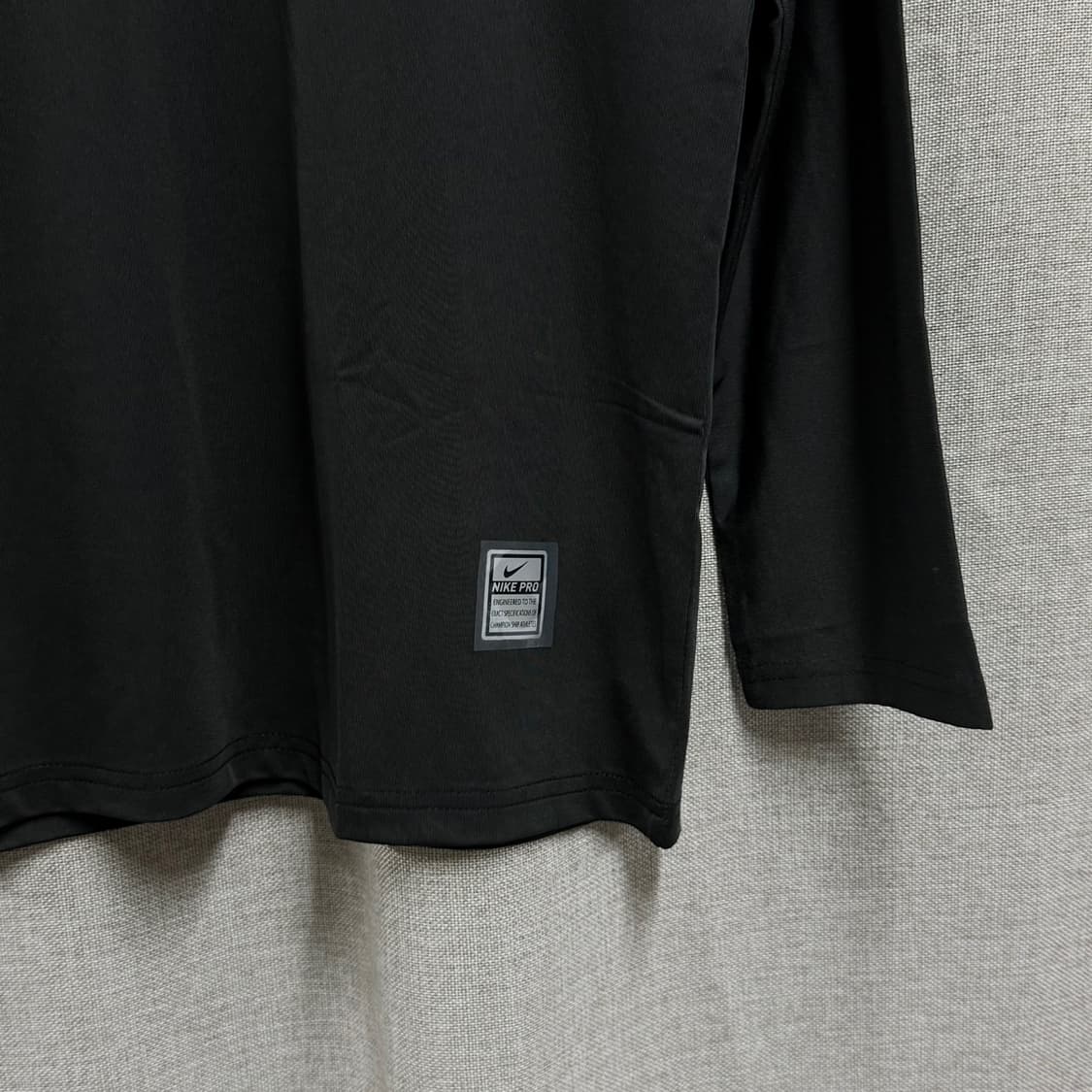 [미사용/L] 나이키 드라이핏 블랙 긴팔 티셔츠 상품이미지4