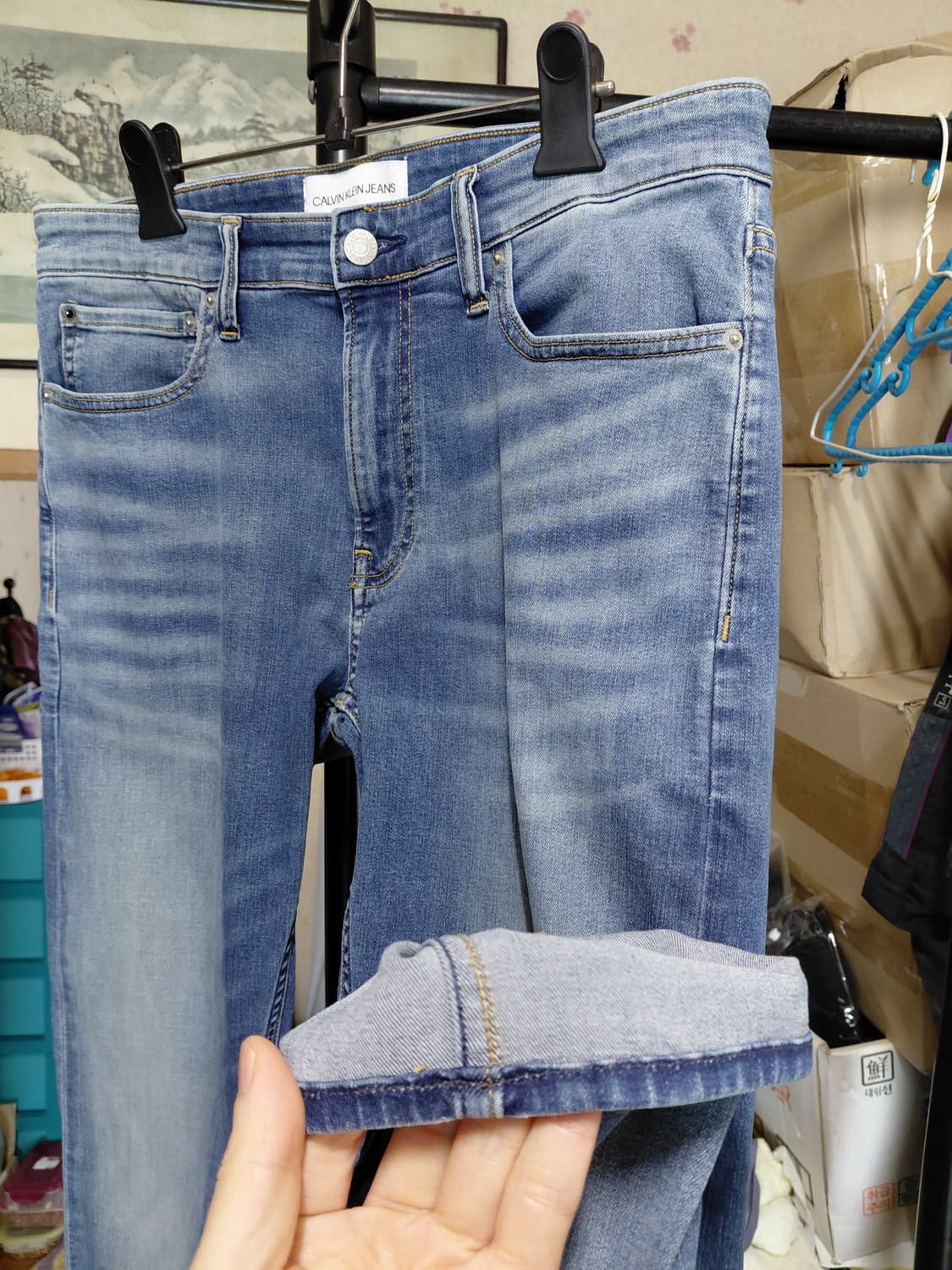 [캘빈클라인]슬림핏 CKJ026 데님 청바지 32사이즈  상품이미지8
