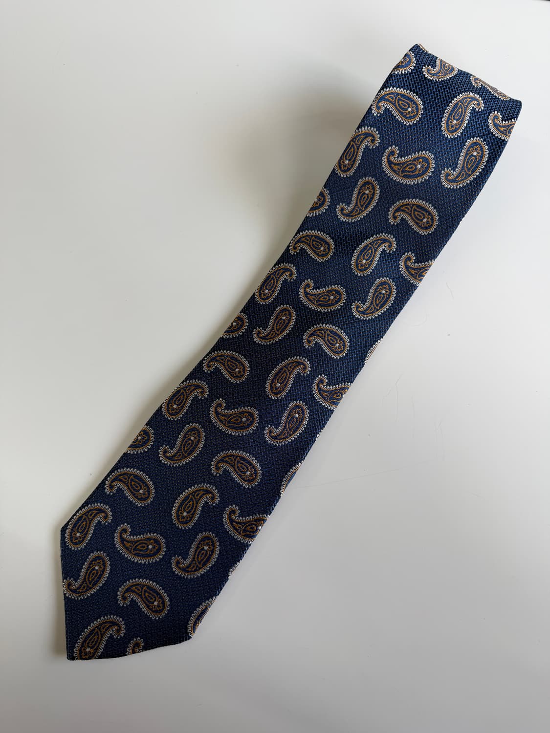 빈티지 페이즐리 실크 넥타이 8.5cm 상품이미지1