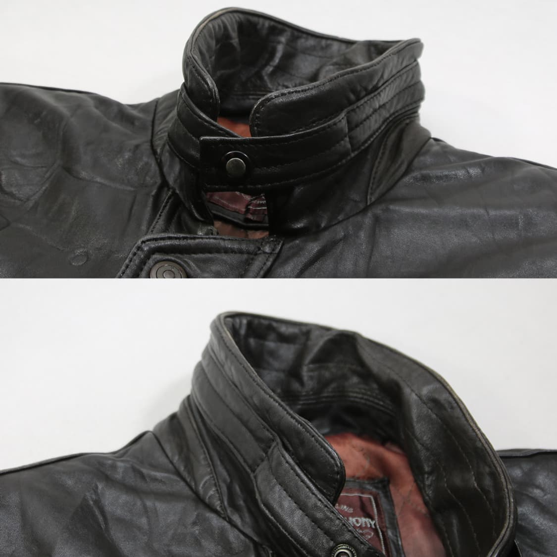(착용컷) LOLDANTHONY 양가죽 점퍼 (남성용 110) 상품이미지5