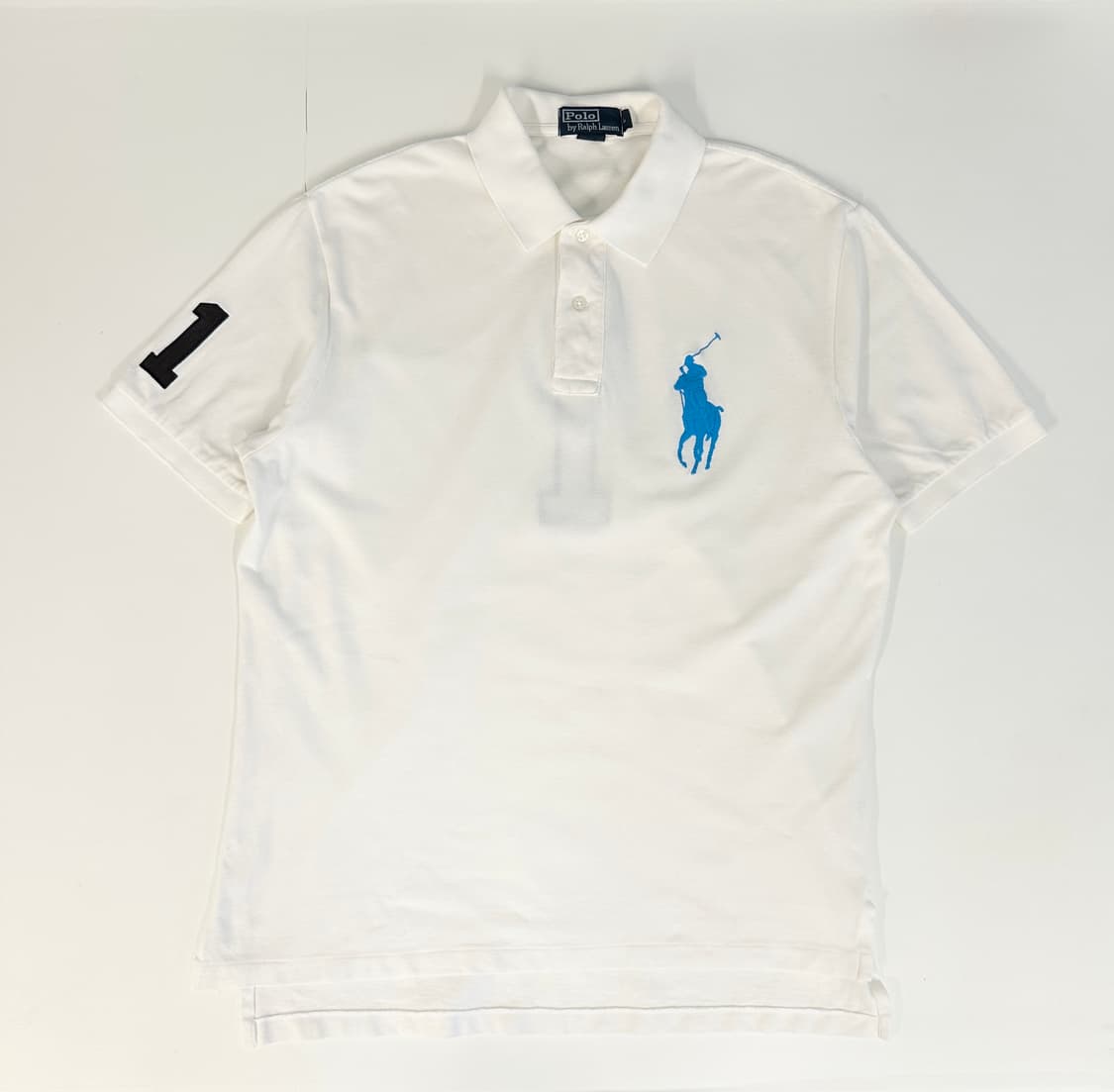 Polo 폴로 민트 빅포니 화이트 카라 반팔 (L) 상품이미지2