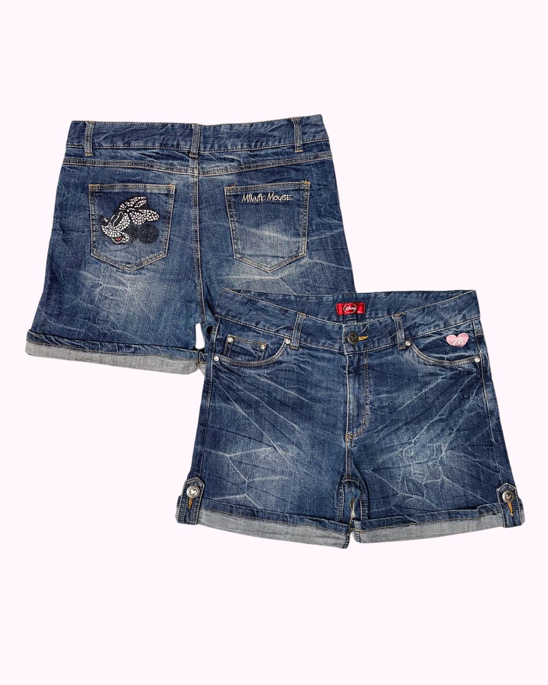 minnie cubic denim shorts 상품이미지1