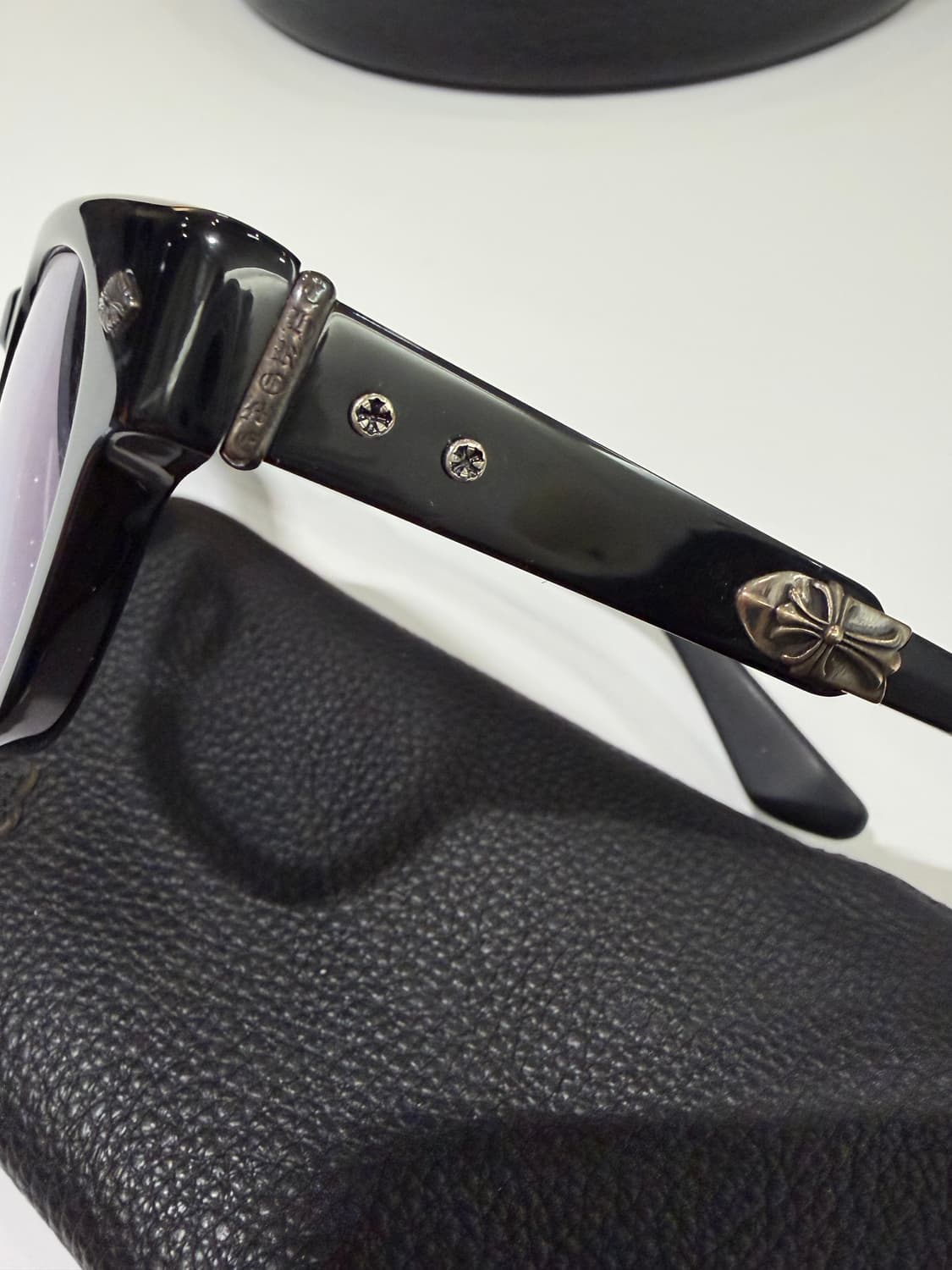 크롬하츠 제냐 테일 예 안경 블랙 실버 상품이미지3