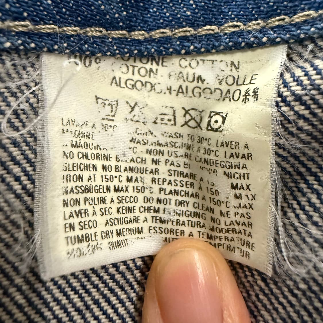 디젤 워싱 청 데님 자켓 상품이미지7