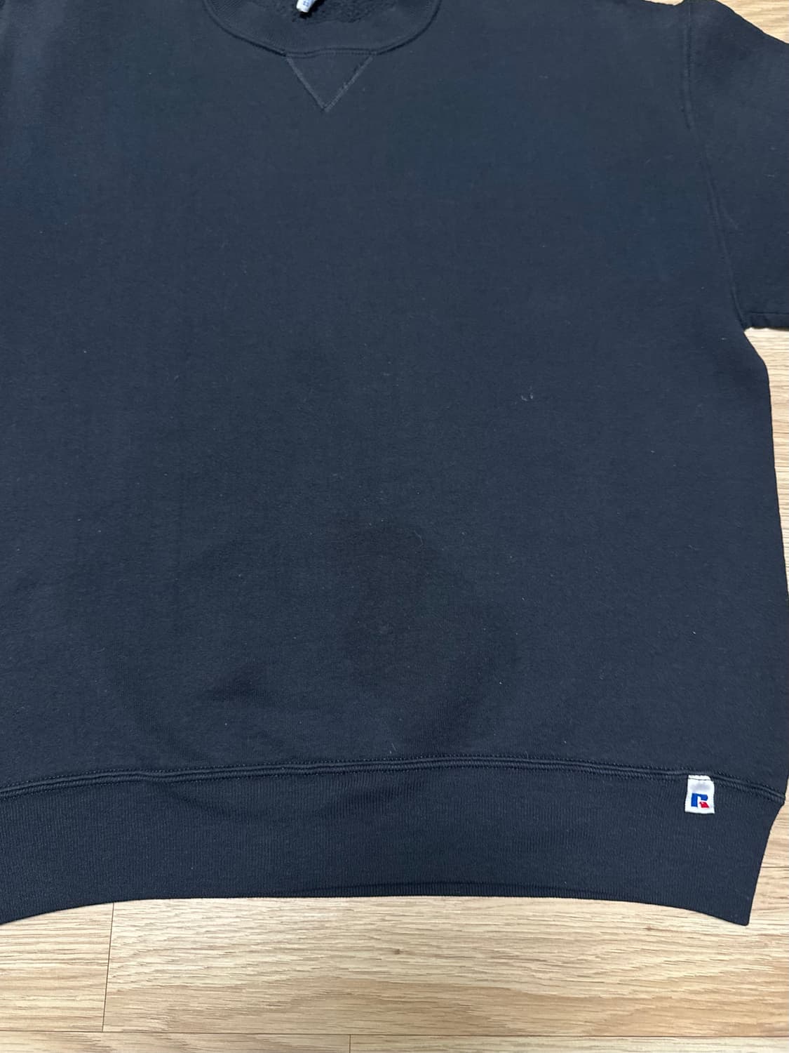 90s 빈티지 러셀 스웻셔츠 블랙 XL USA 상품이미지8