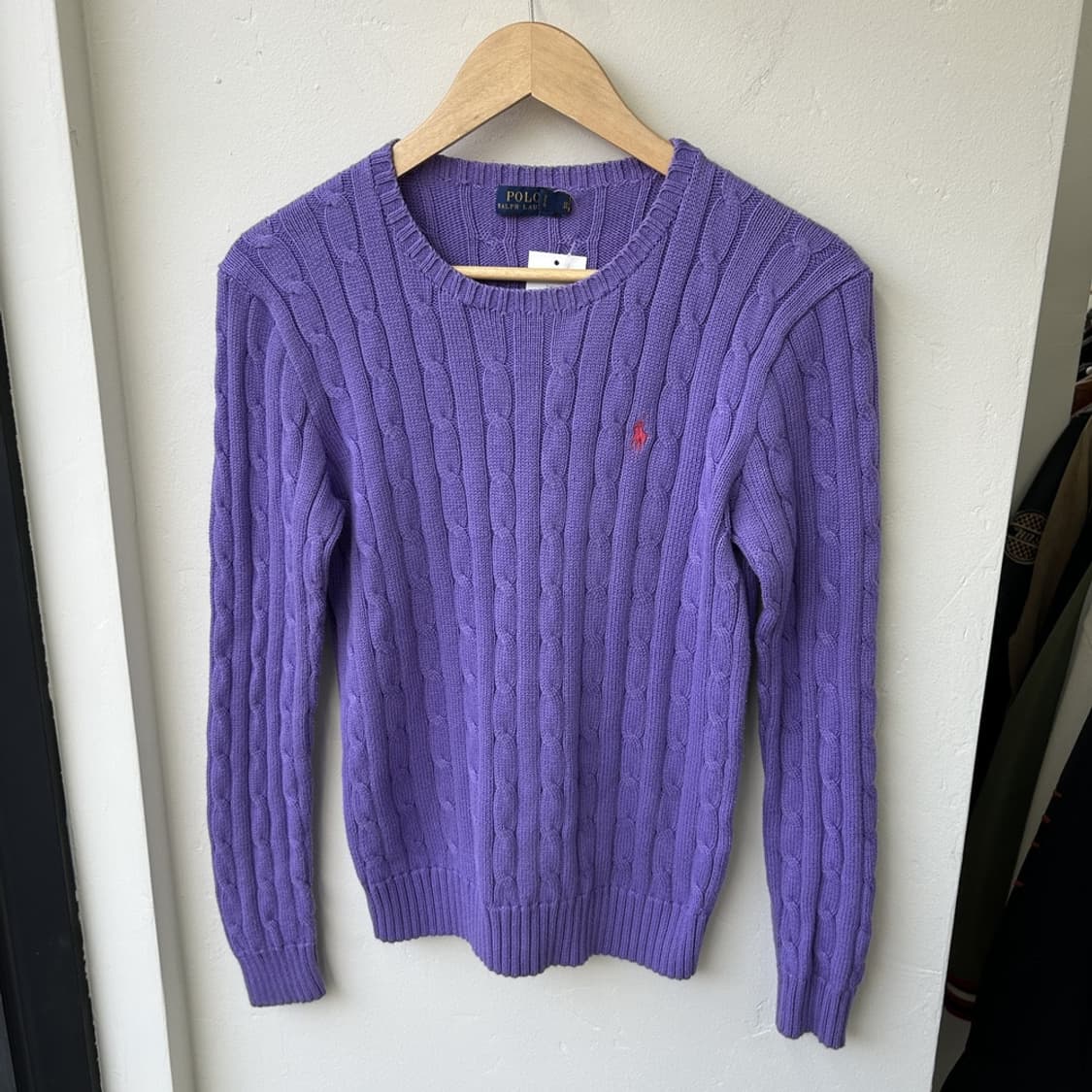 15352 - 폴로 랄프로렌 퍼플 케이블 니트 상품이미지2