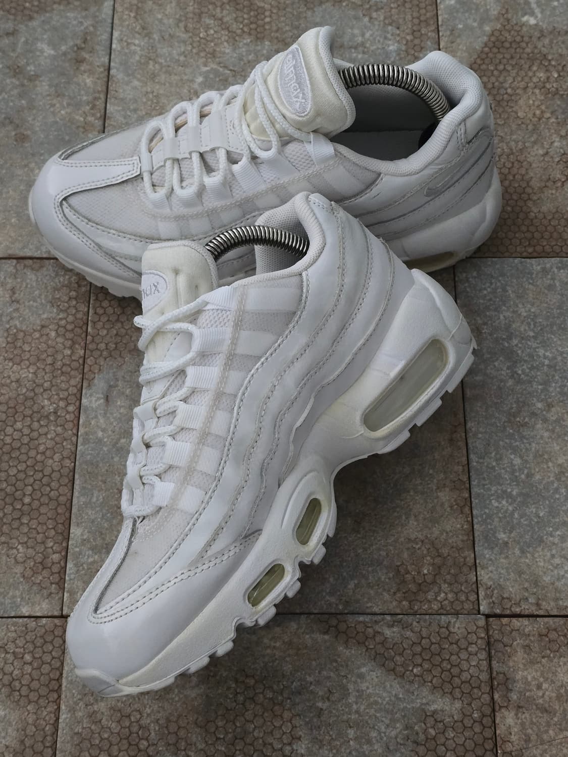 (225)나이키 에어맥스 95 트리플 화이트 상품이미지6
