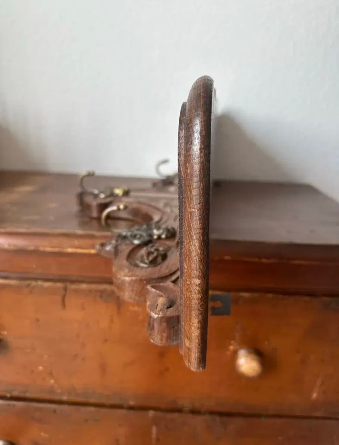 벨기에)빈티지 우드 소녀벽선반 상품이미지6