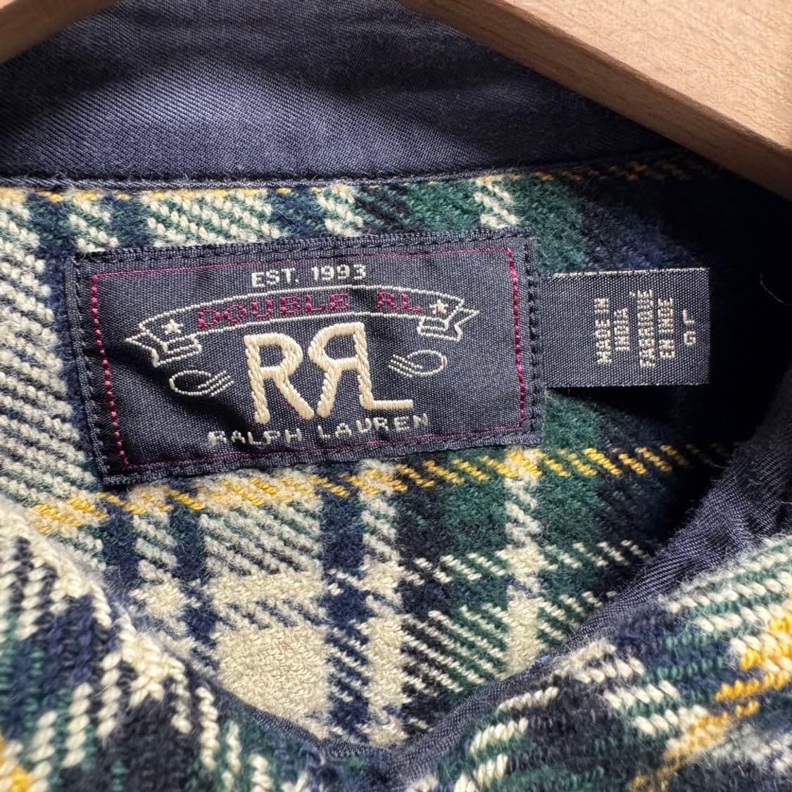 RRL 더블알엘 스웨이드 패치 셔츠 상품이미지3