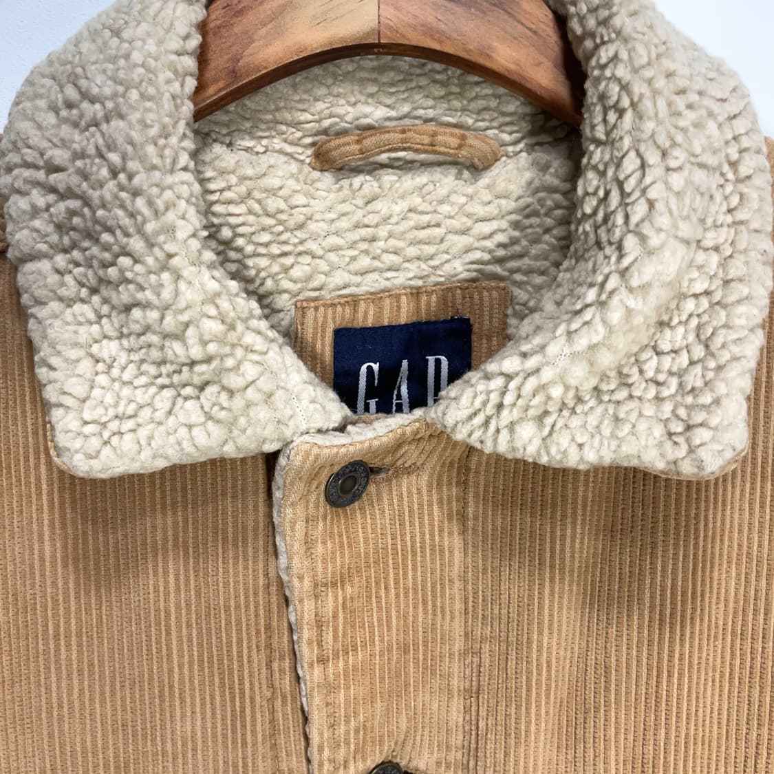 빈티지 갭 코듀로이 셰르파 자켓 실측 105 상품이미지3