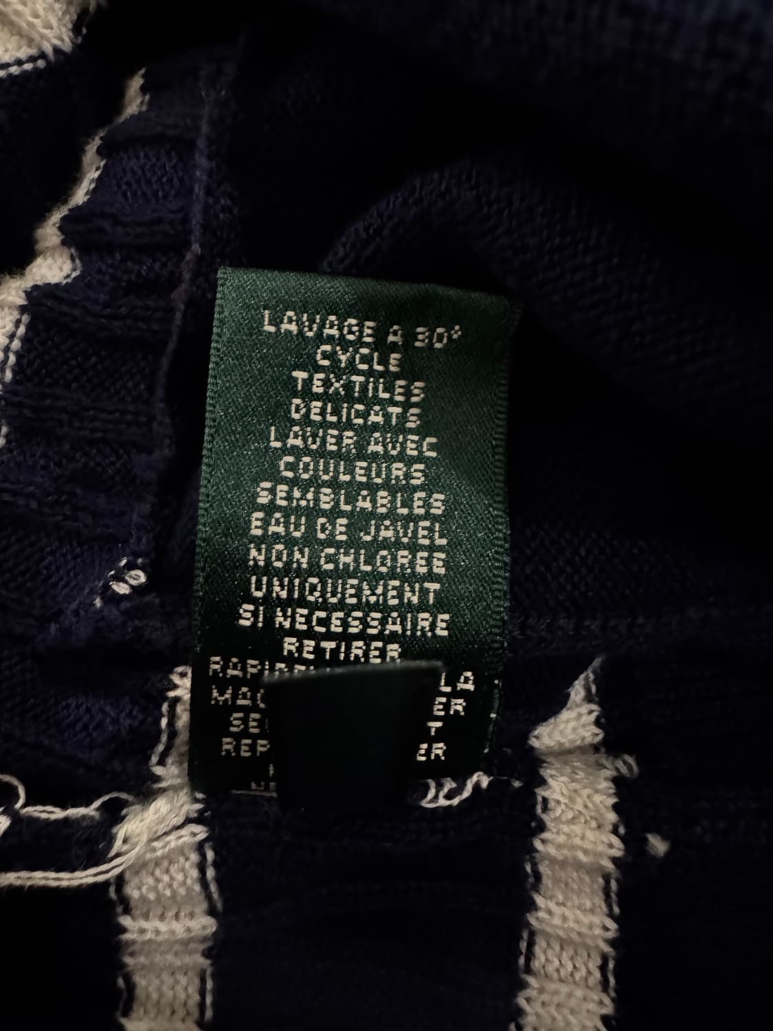 로렌 랄프로렌 스트라이프 니트 가디건 상품이미지7