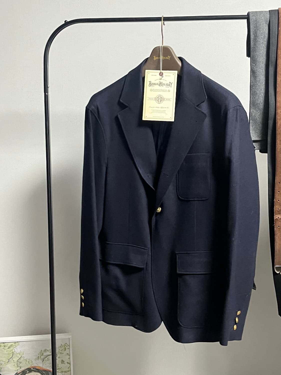 부기홀리데이 06 CASHMERE BLENDED BLAZER 상품이미지4