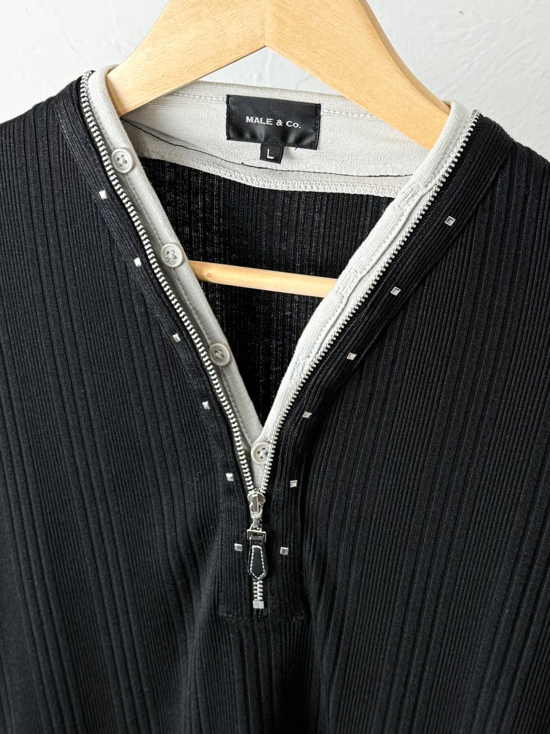 Male & Co 레이어드 롱 슬리브 상품이미지3