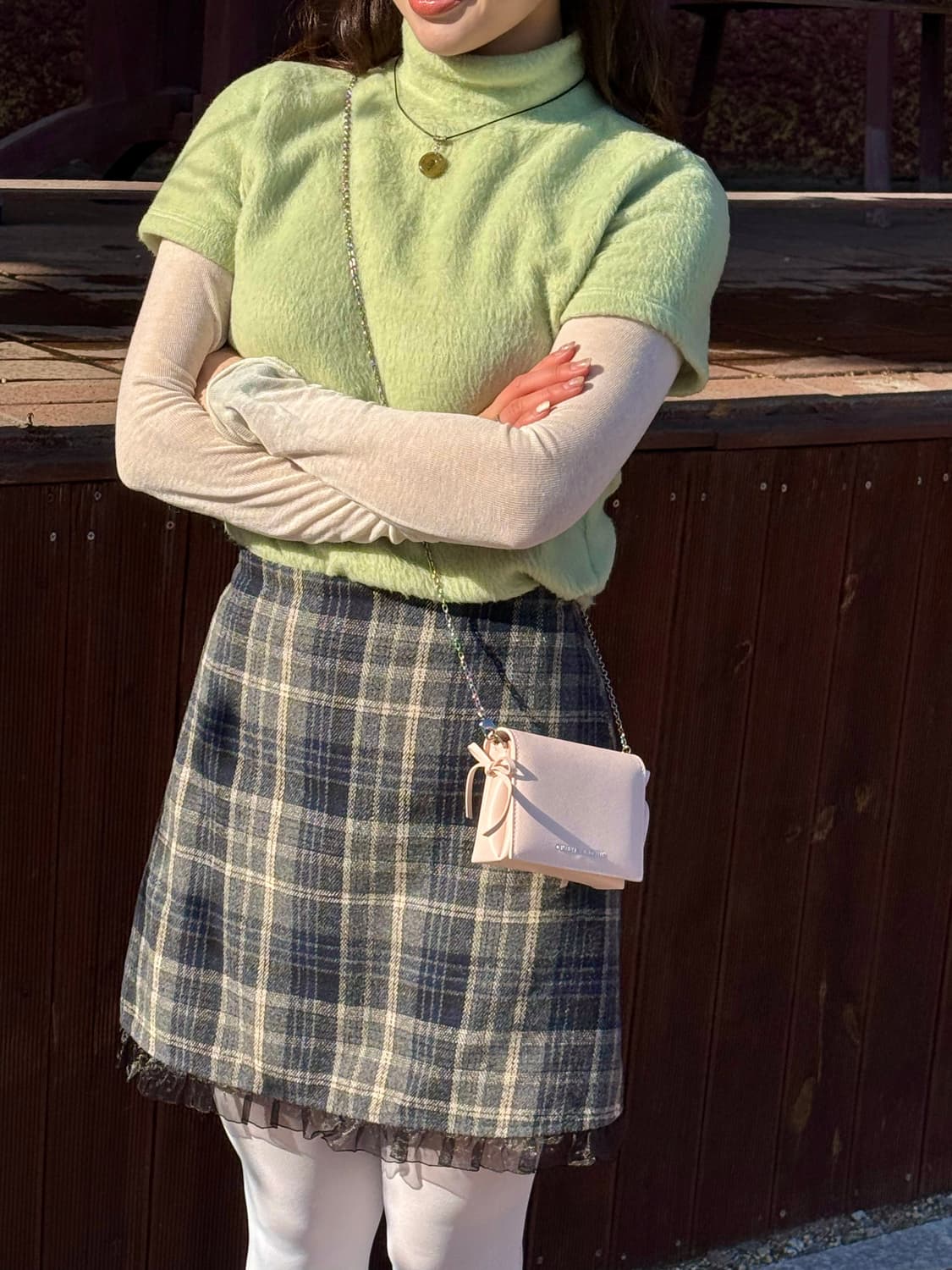 찰스앤키스 헤이즐 미니백 월렛 핑크 신상! 상품이미지7