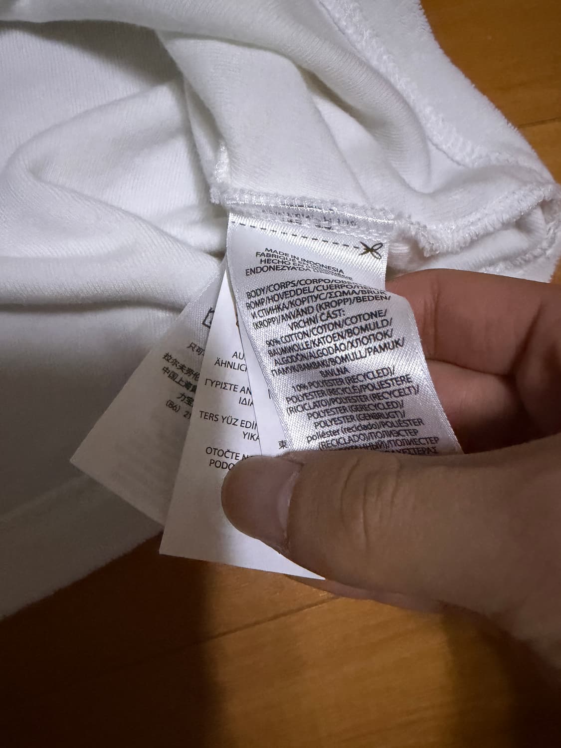 (백화점 제품)폴로 랄프로렌 화이트 테리 반팔티 XS 상품이미지3