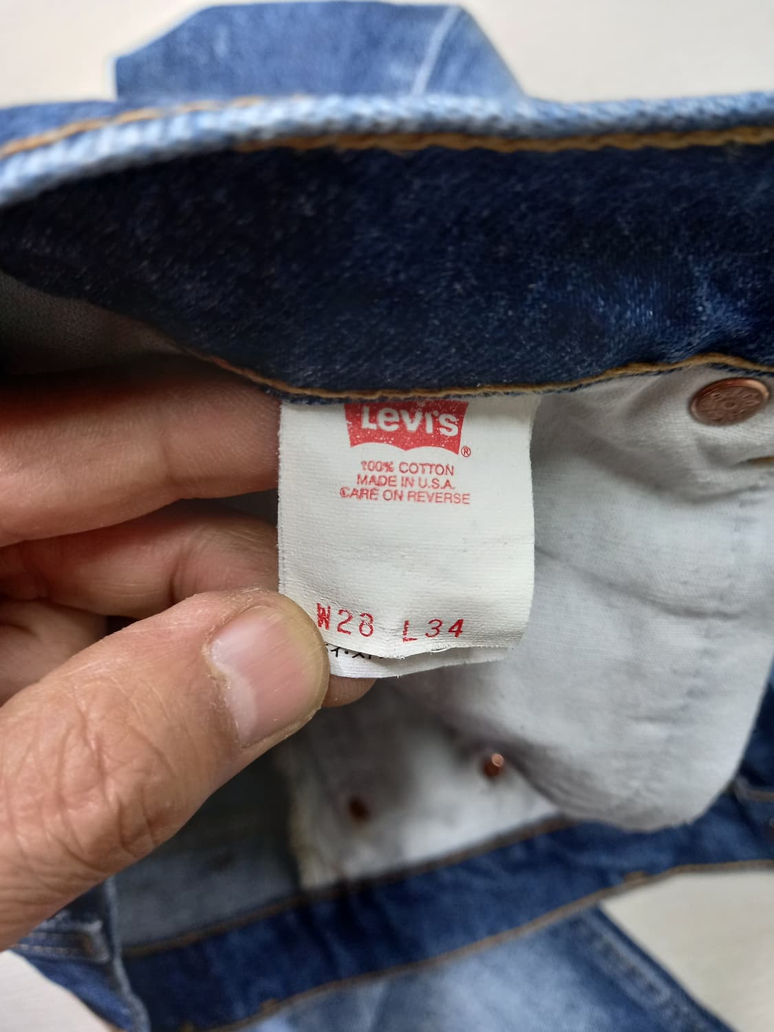 27 90's 리바이스510-0217 USA 테이퍼드진 27-613 상품이미지8