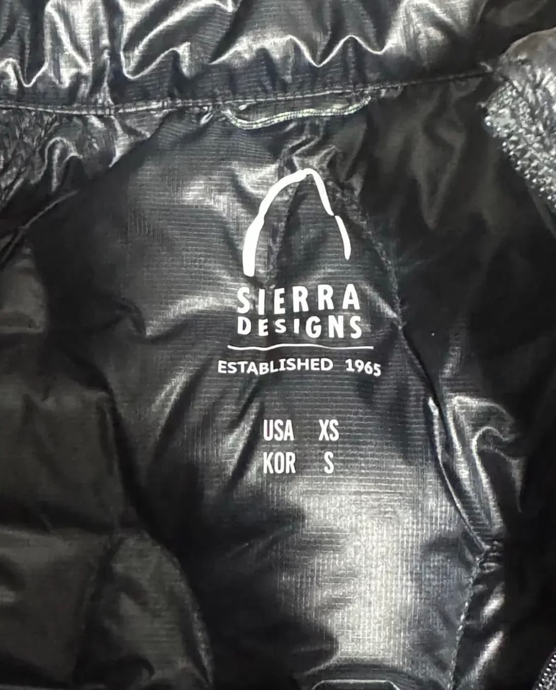 시에라디자인 하프돔 패딩 블랙 논후디 상품이미지3