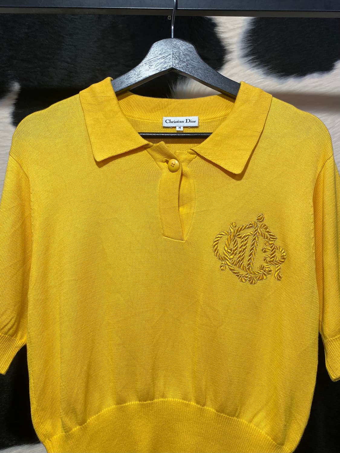 Christian Dior 자수 디테일 반팔 니트 상품이미지2