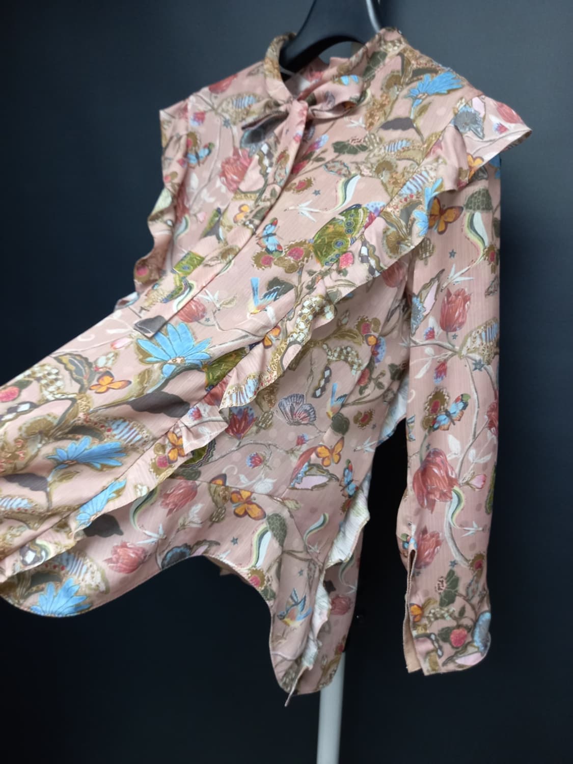 마인 MINE 춘하추 쉬폰 7부 블라우스 44-66 상품이미지9