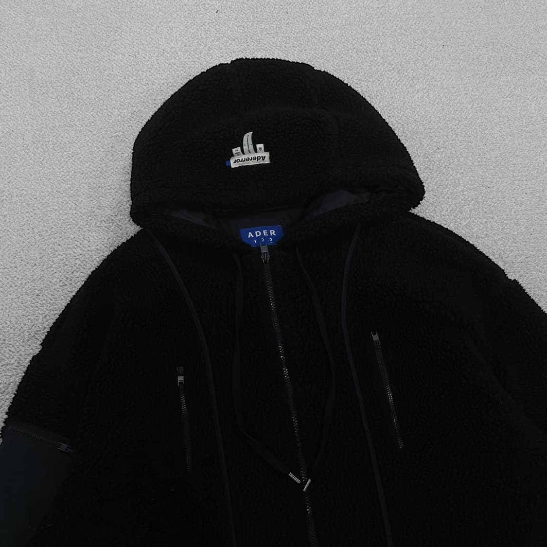 아더에러 19fw 오버 양털 후리스 자켓 블랙 상품이미지2