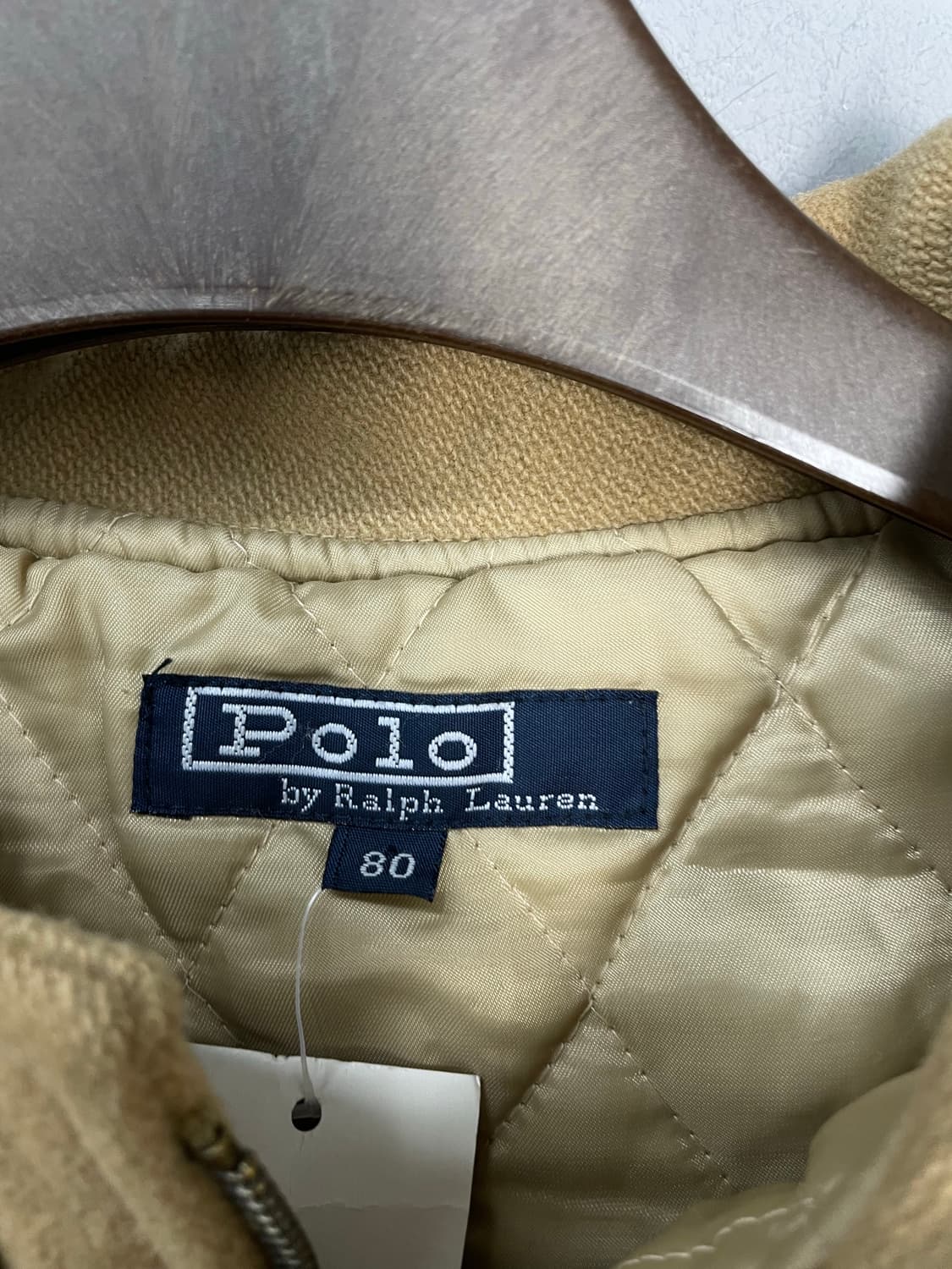 폴로 랄프로렌 베이지 울 혼방 더플 코트 H1947 상품이미지5