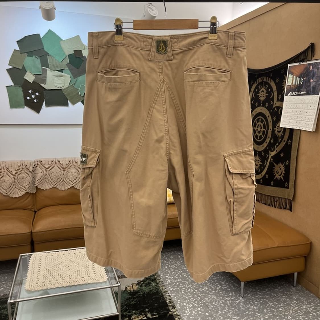 볼컴 빈티지 캐주얼 밀리터리 오트밀 버뮤다팬츠 M C11845 상품이미지4