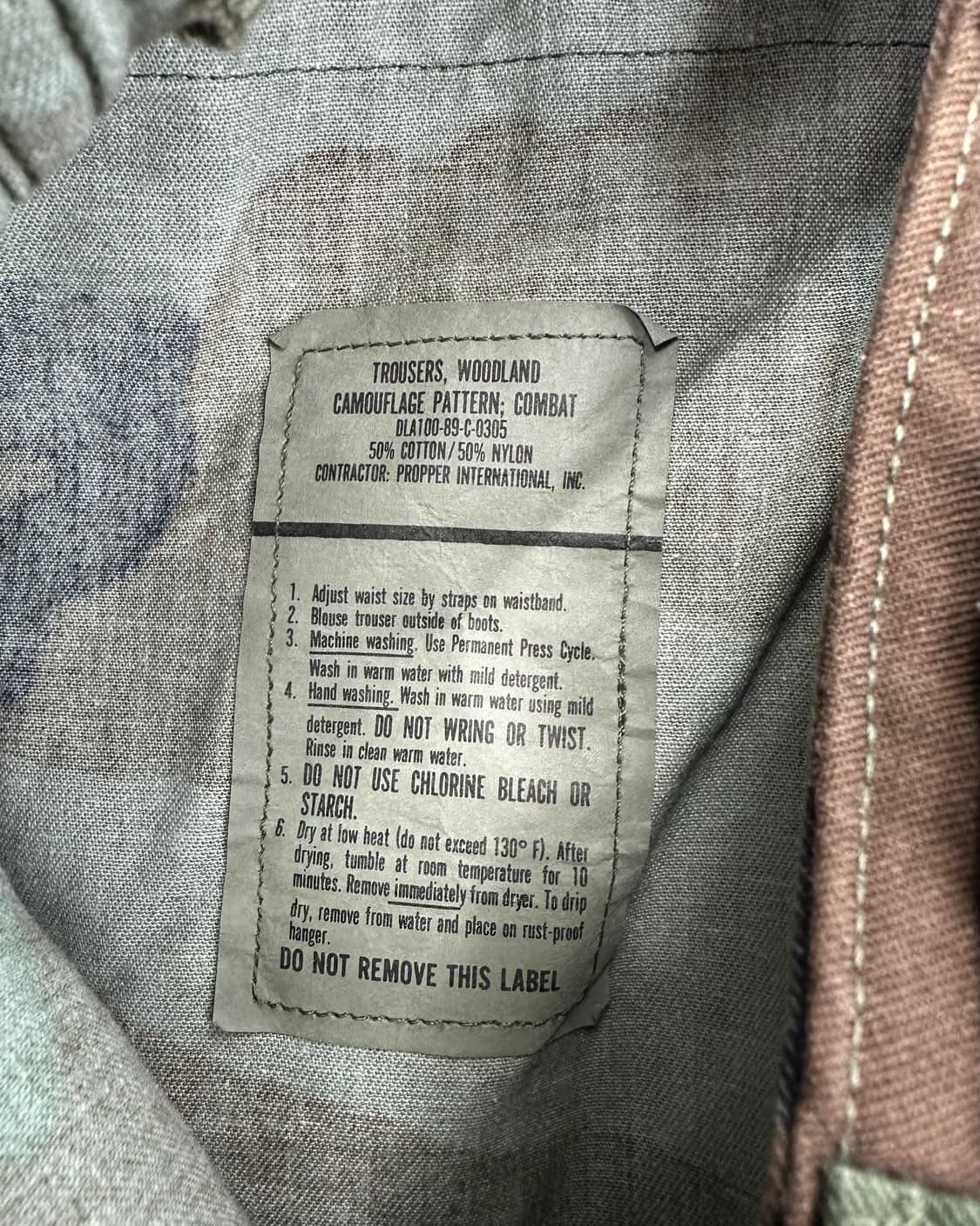 (S-L)80'S WOODLAND 밀리터리 팬츠-M1348 상품이미지5
