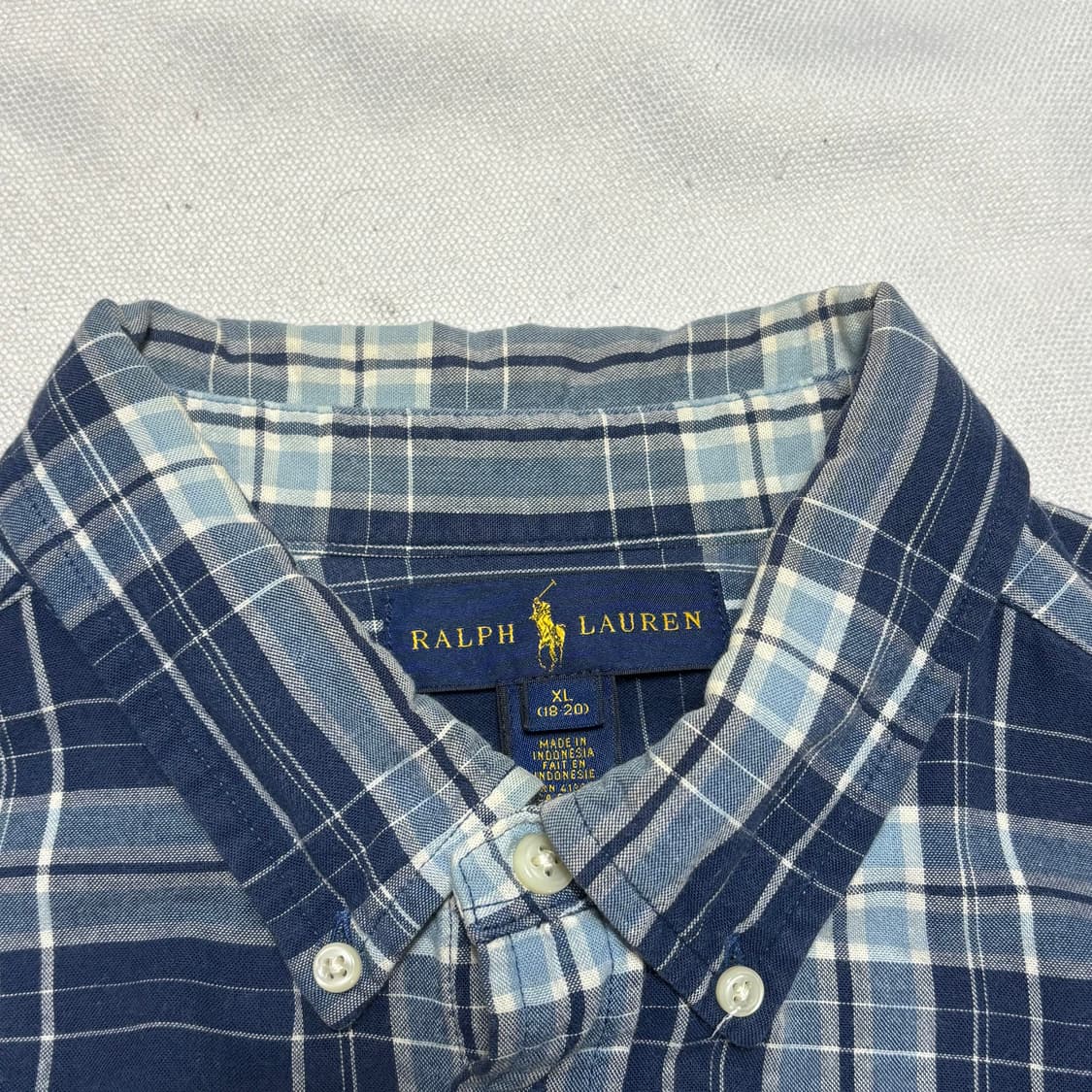 XL 폴로랄프로렌 체크무늬 셔츠 상품이미지6