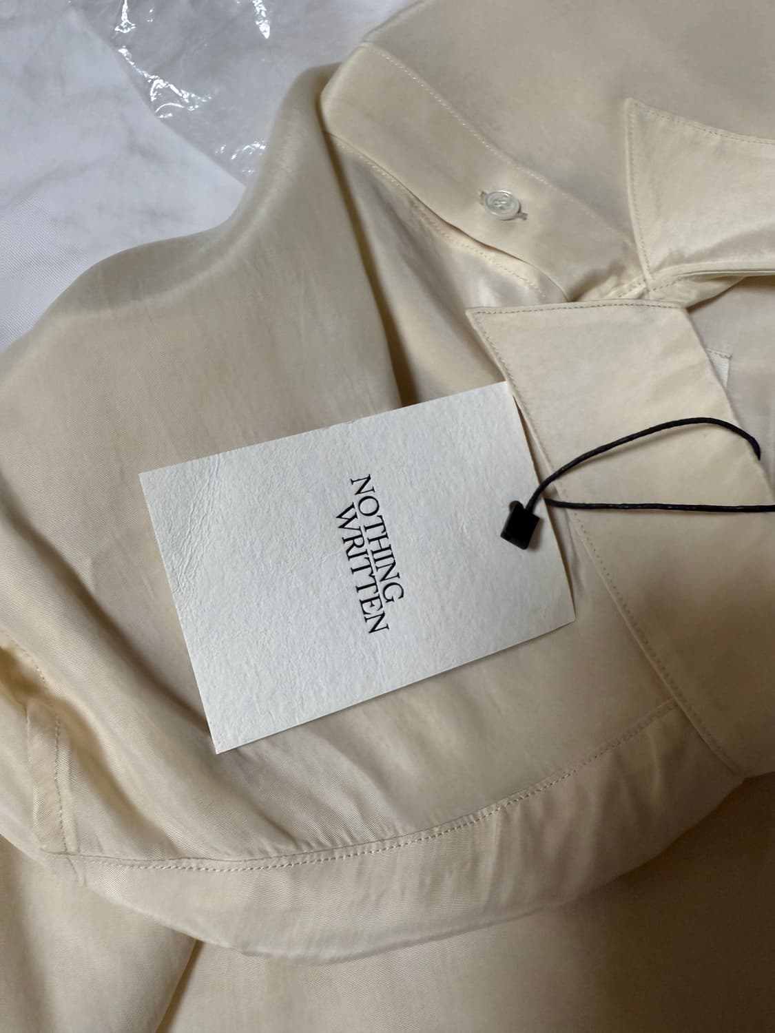 낫띵리튼 Bemberg shirt (Butter) 상품이미지7