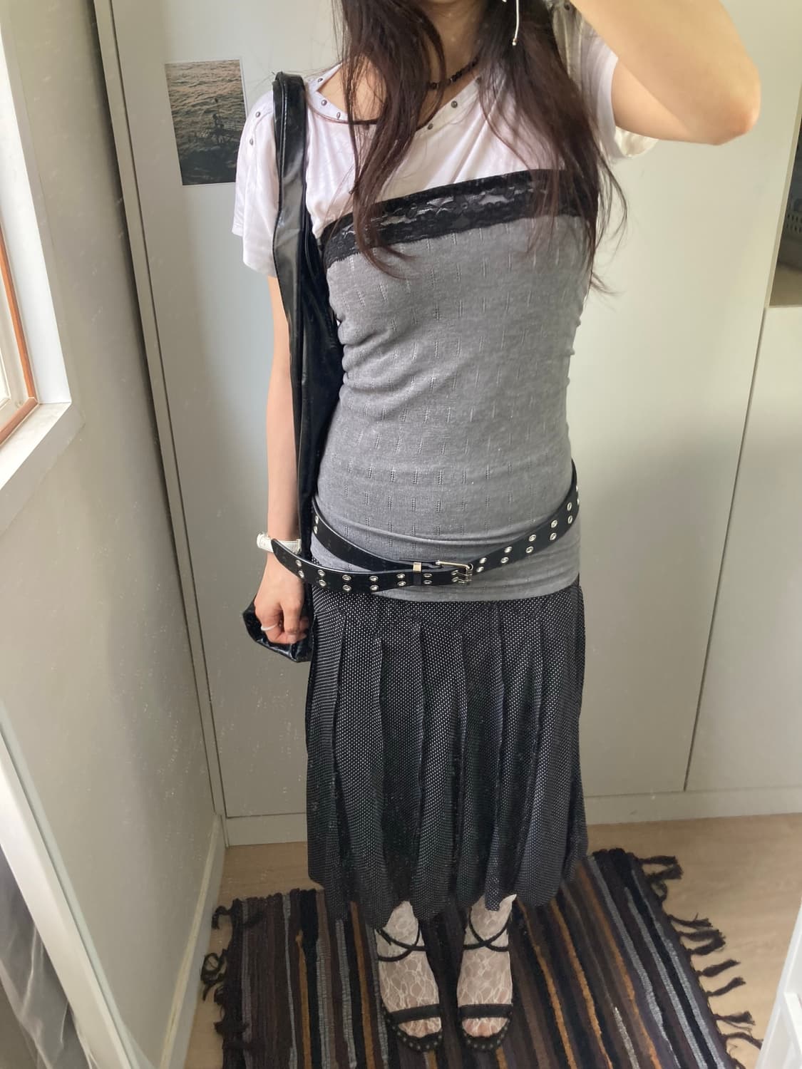 긱시크 모노톤 빈티지 코디세트 3pcs 상품이미지5