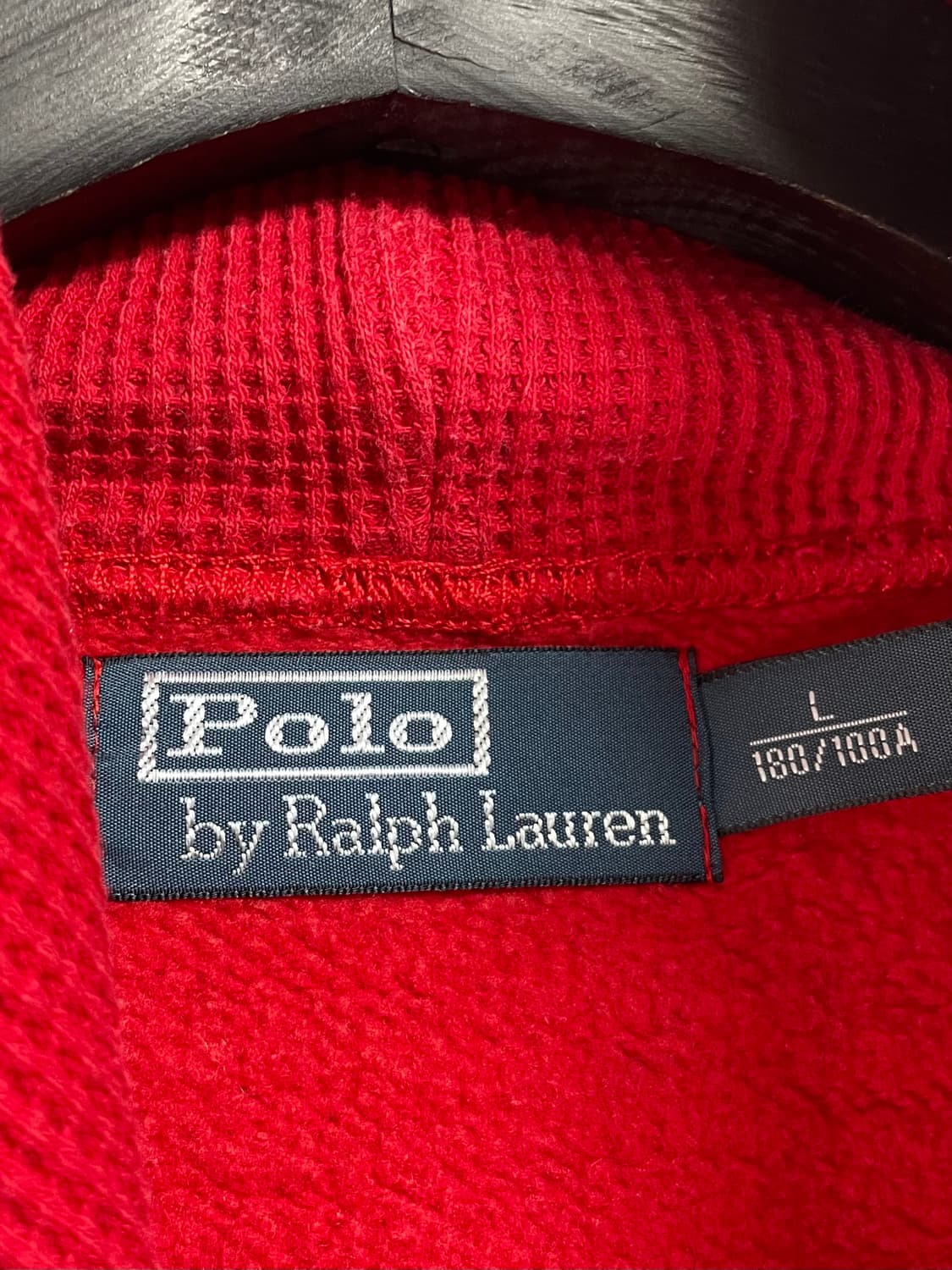 폴로 랄프로렌 빅포니 스칼렛 레드 후드티 (on.420) 상품이미지6
