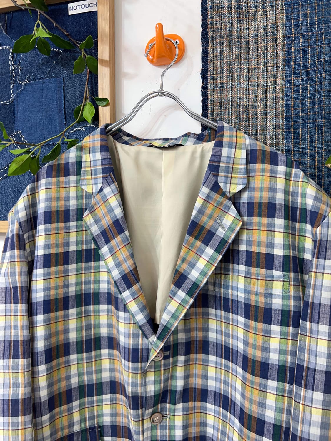 McGREGOR Madras Check 3 Button Blazer 상품이미지3