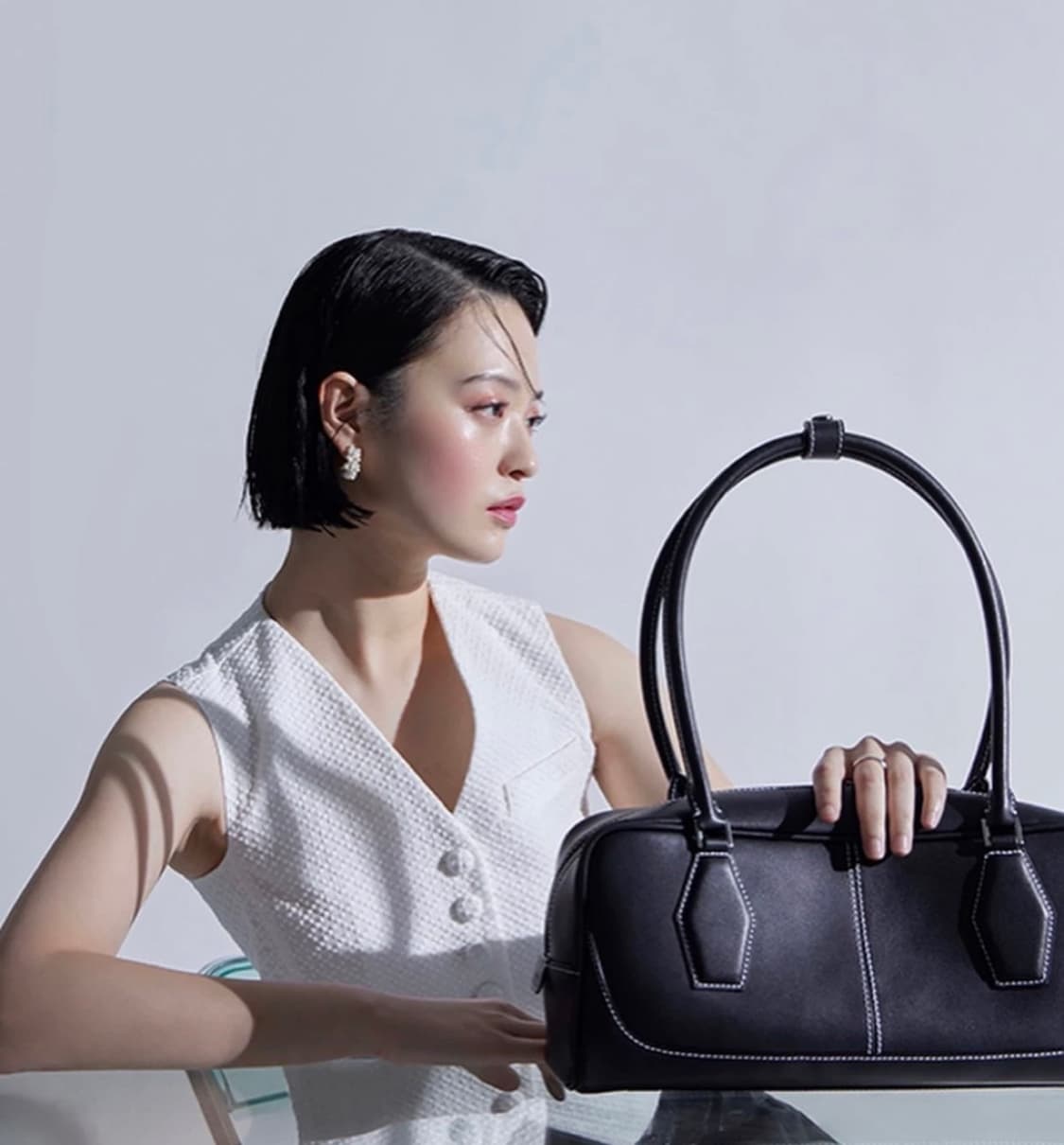 CDSD 네이비 숄더백 상품이미지3