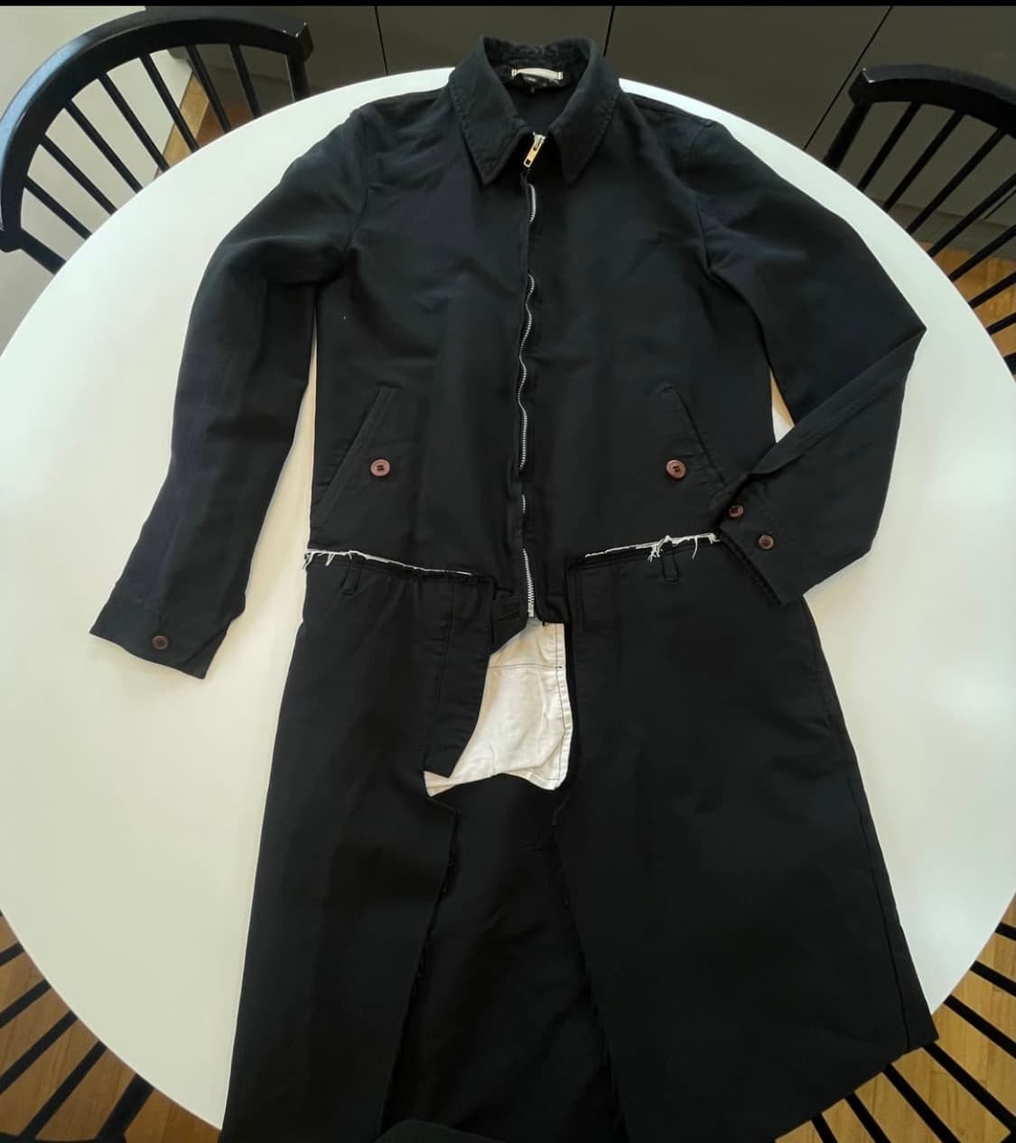 꼼데가르송 옴므 플러스 축융 도킹 코트 상품이미지1