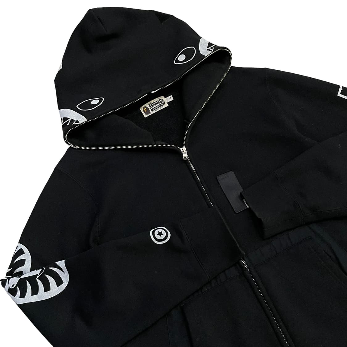 (L~XL) 베이프 밀리터리 풀집업 샤크 후드집업 상품이미지3