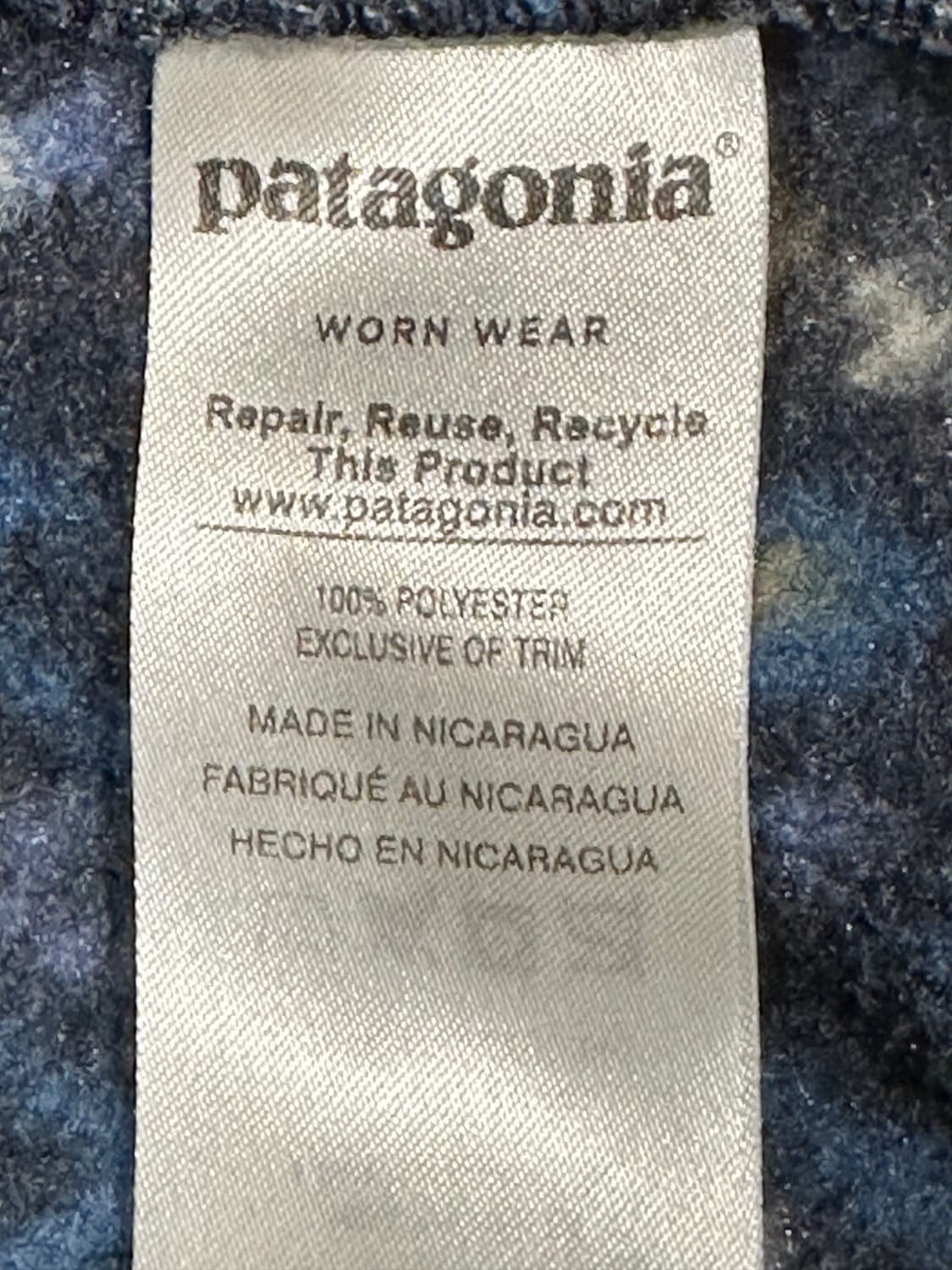 23FW 파타고니아 신칠라 스냅-T 원더링 우즈 타이드풀 블루 상품이미지4