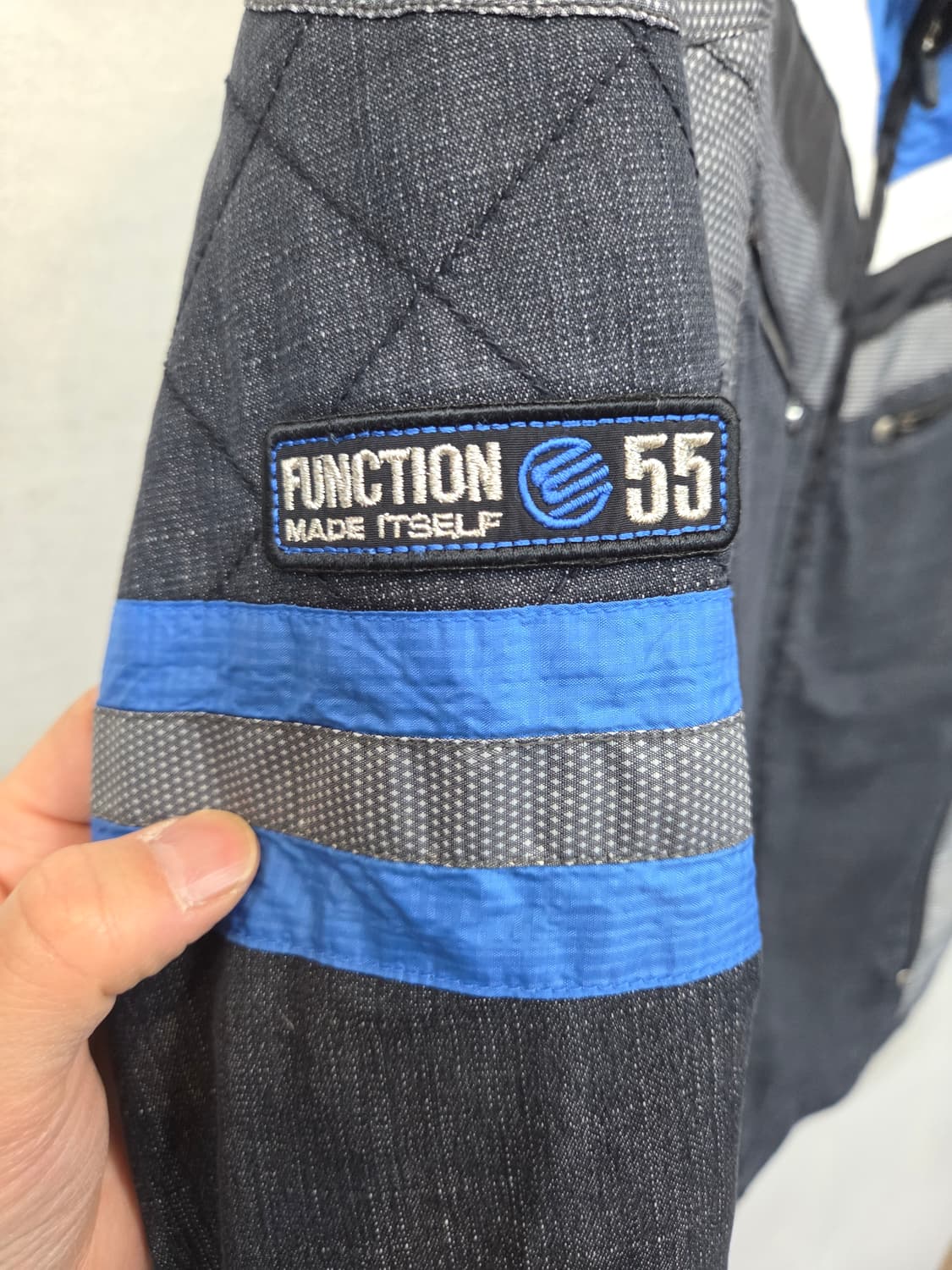 Exr 빈티지 레이싱 데님 방풍자켓 L 상품이미지4